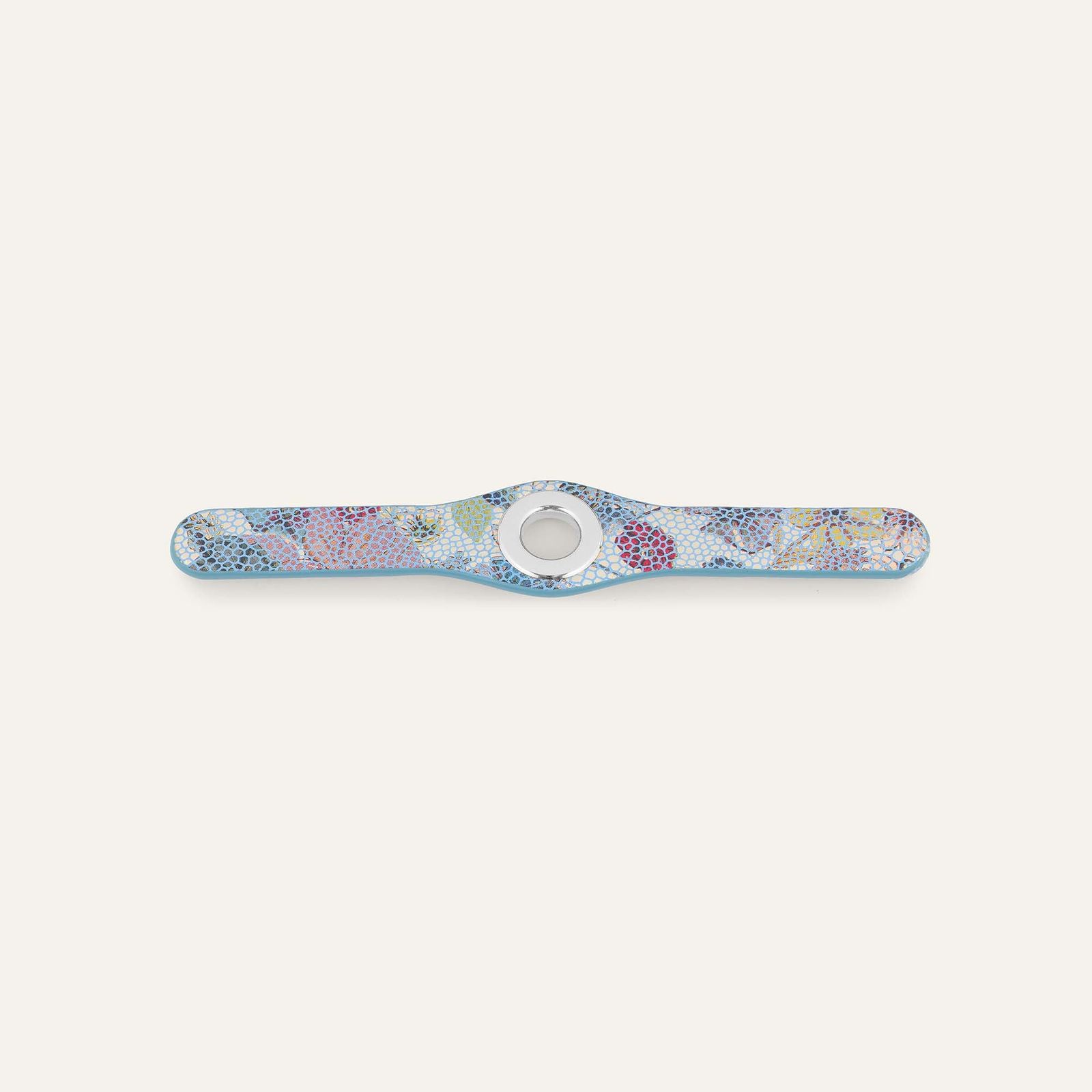 Deco Mini | Petal Mosaic with Silver hardware