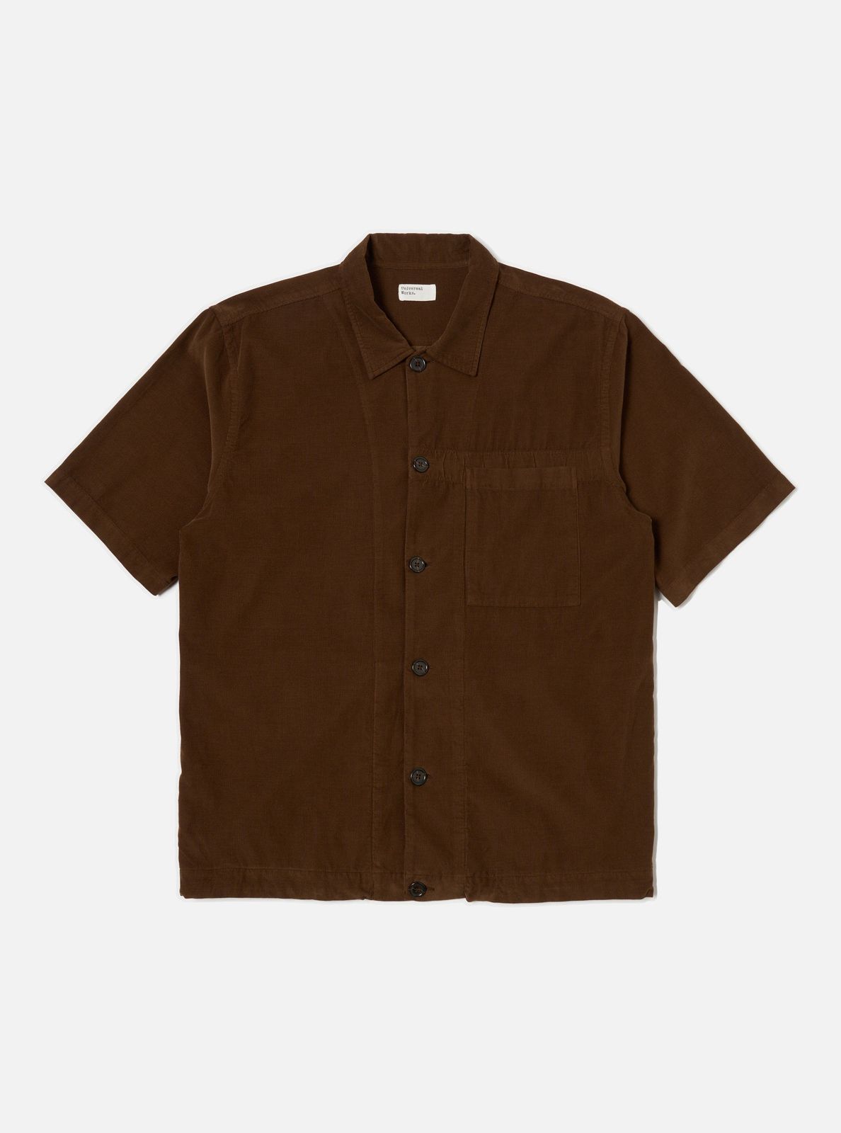 Khaki Summer Cord Tech Overshirt