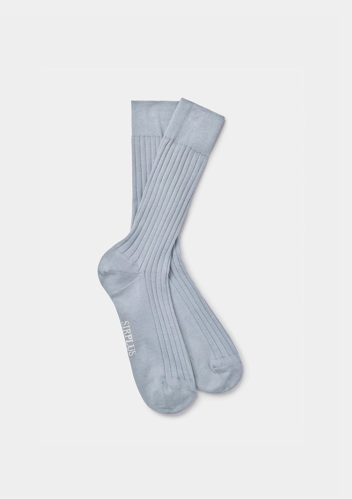 Dusty Blue Dress Socks