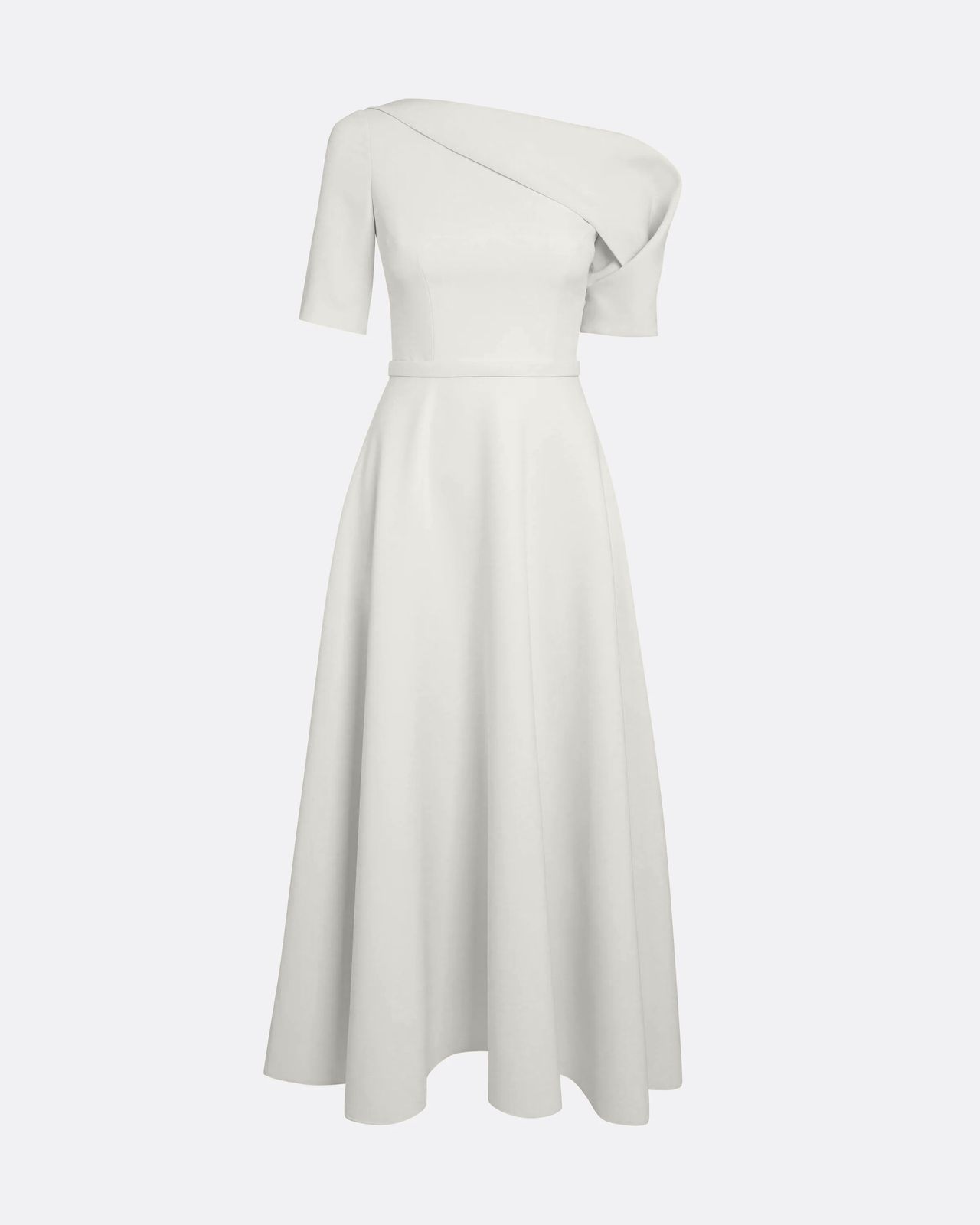 Melinda Midi Dress In Ivory
