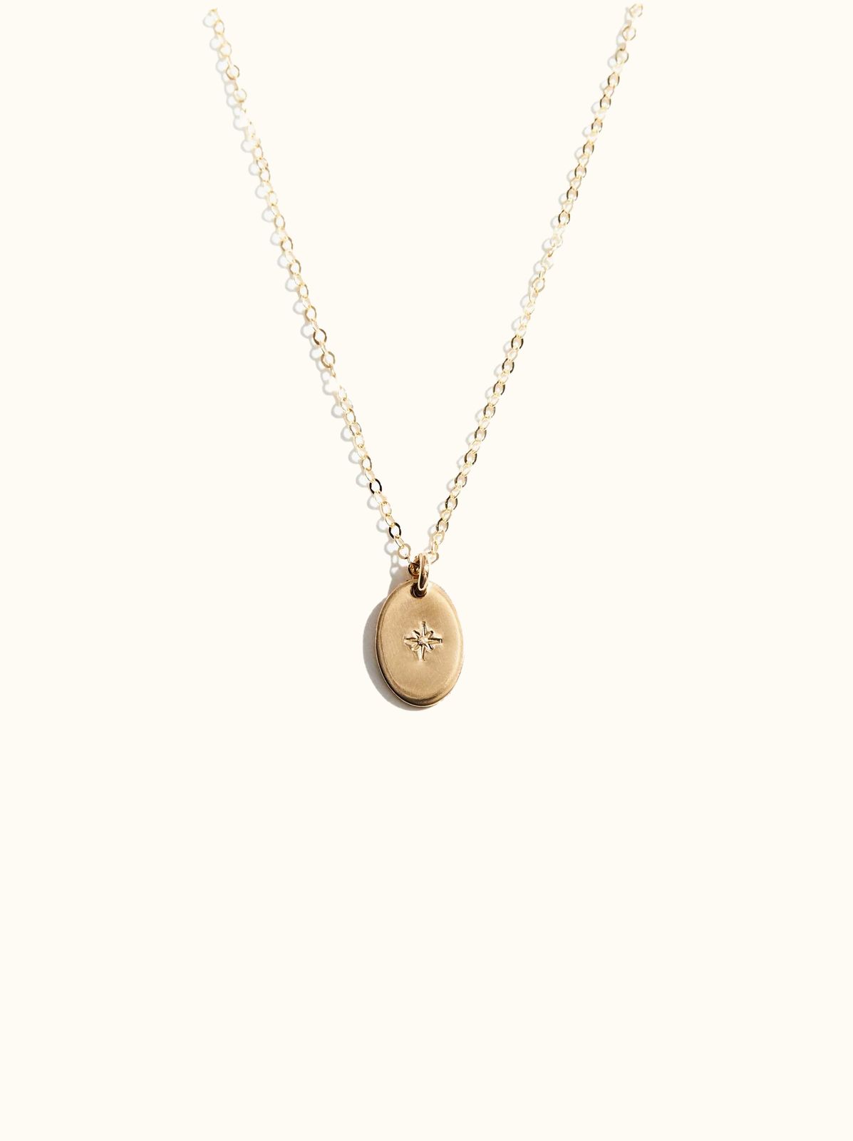 Dainty Oval Necklace