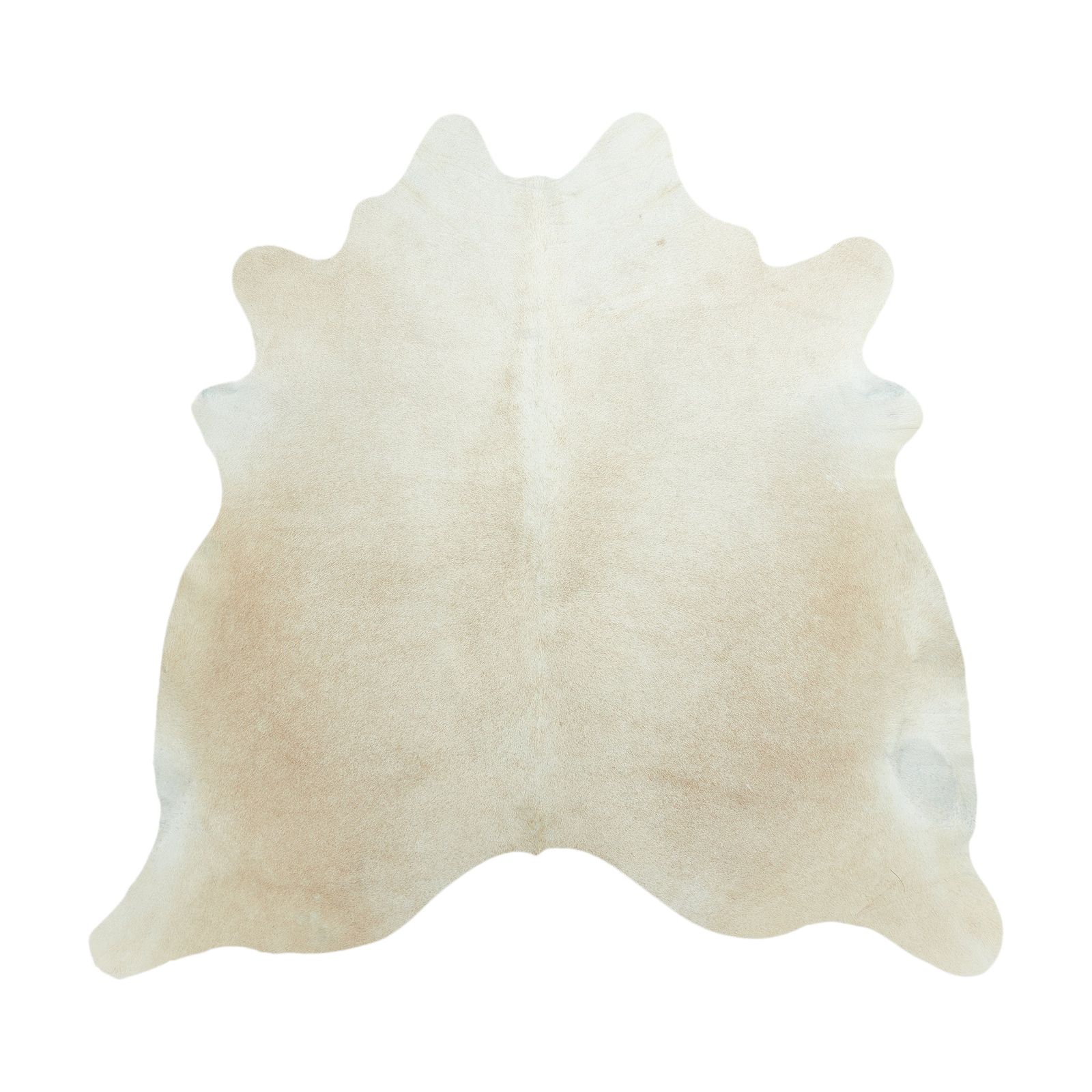 Cowhide Rug - Beige & White (210cm x 190cm)