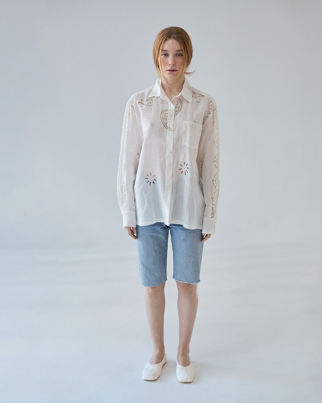 D'Ars x L'Arca Long-Sleeve Vainicas Shirt