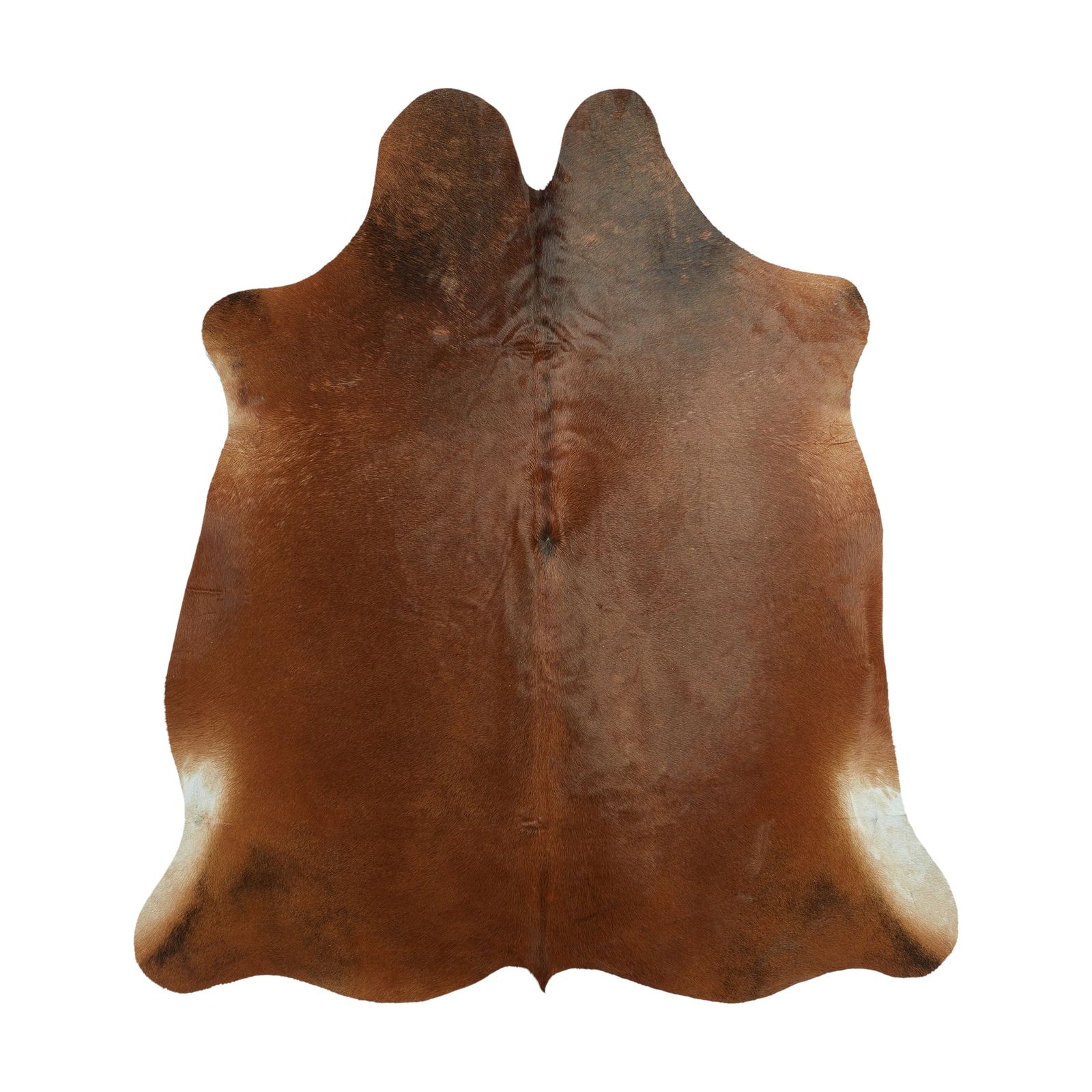 Cowhide Rug - Brown & White (220cm x 200cm)