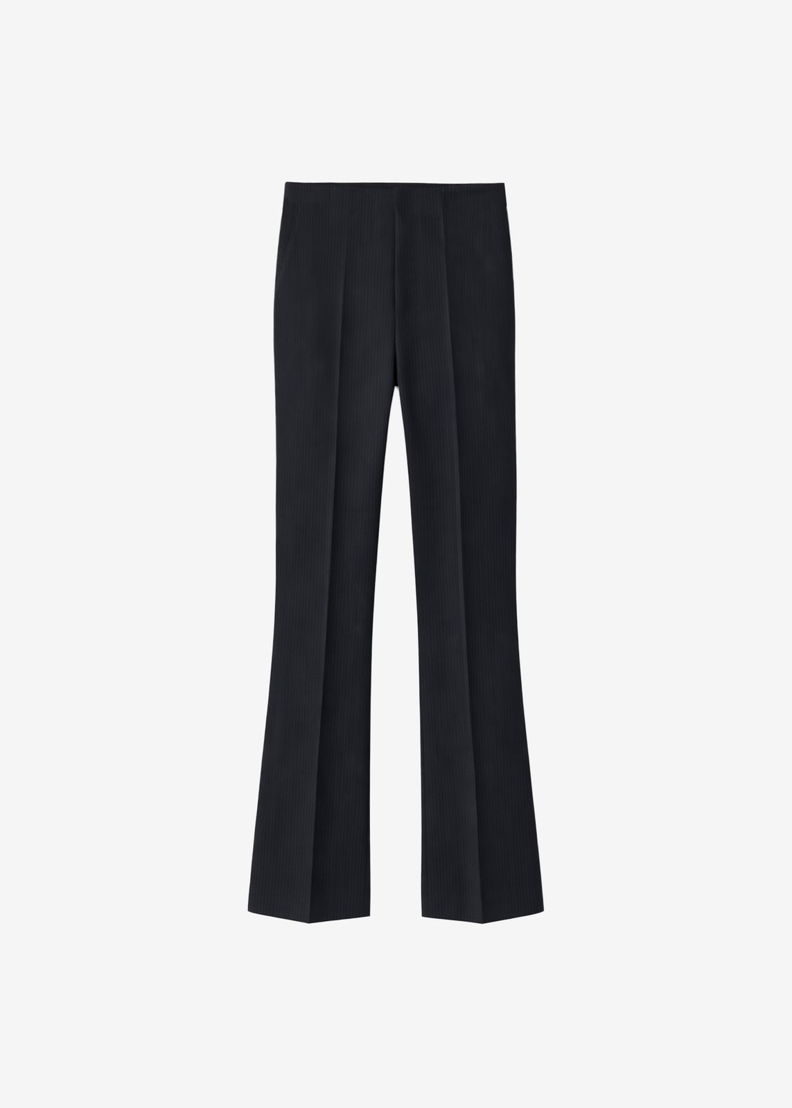 Dessa Flared Pants - Black/white Pinstripe
