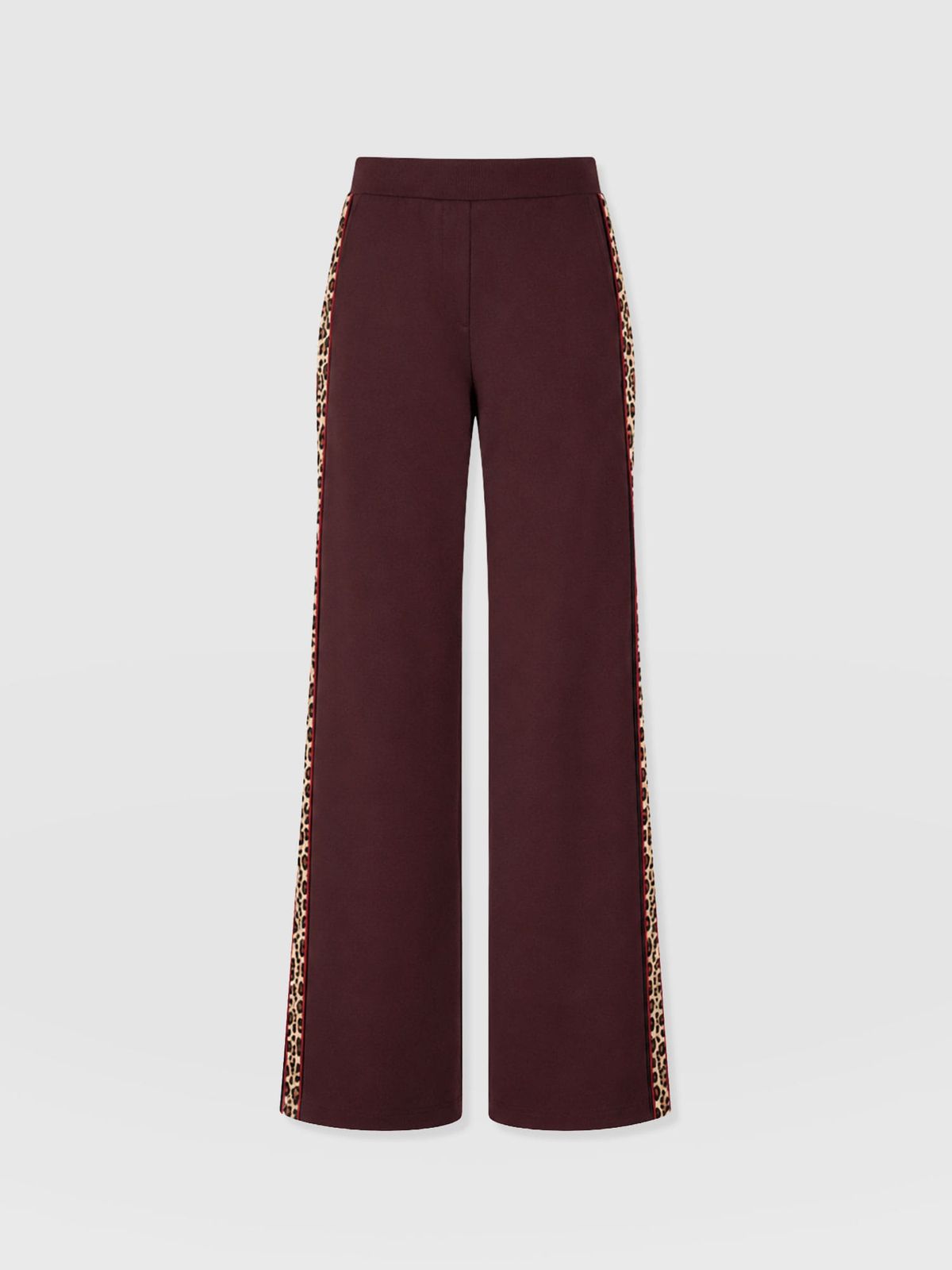 Hoxton Wide Leg Pant - Maroon
