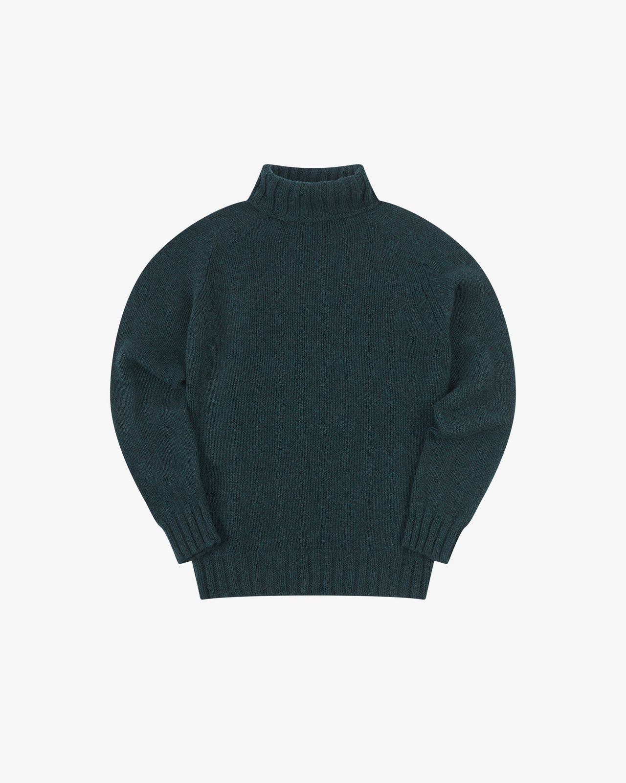 7020 Iona roll neck jumper - shadow marine