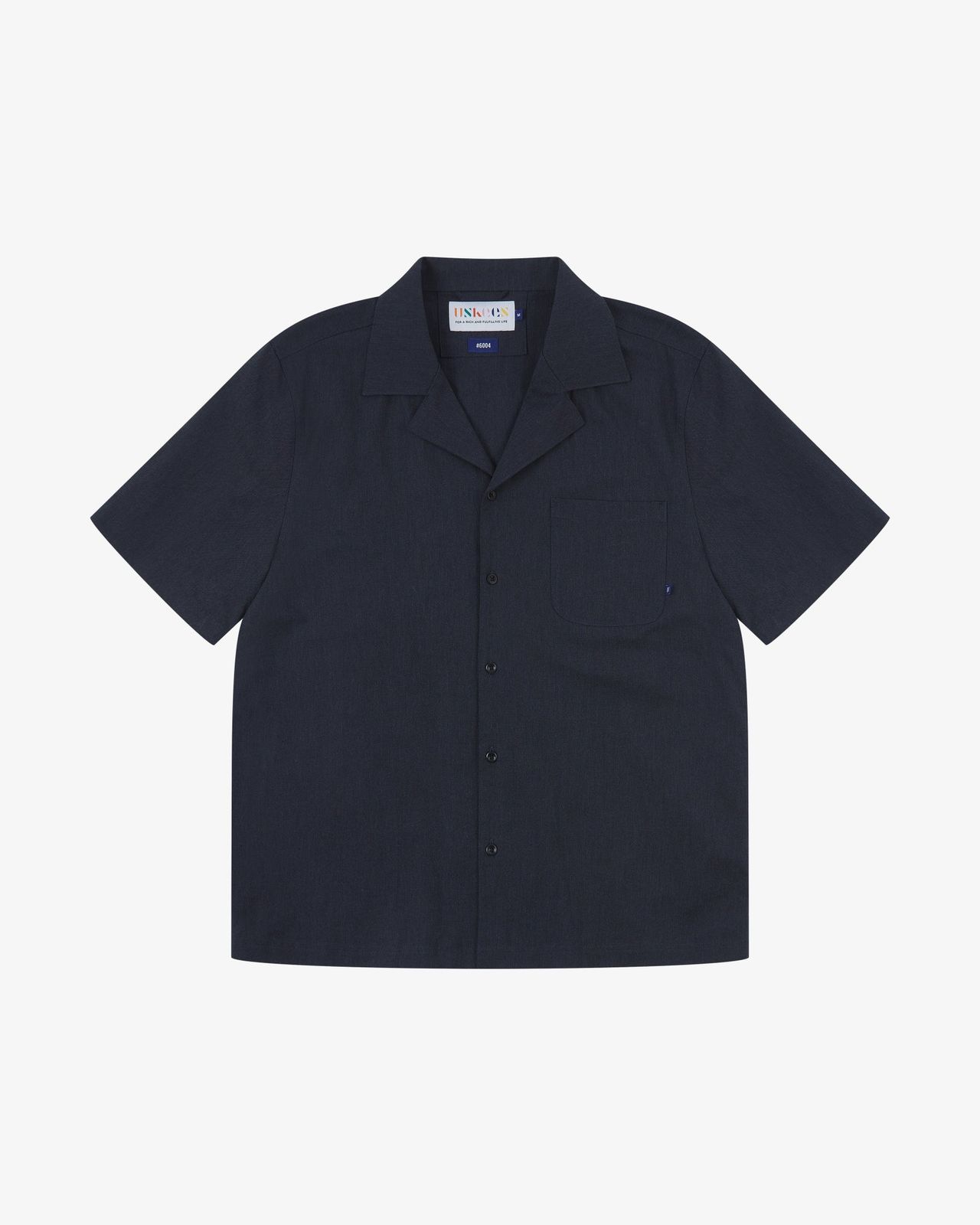 6004 Cuban shirt - atlantic blue