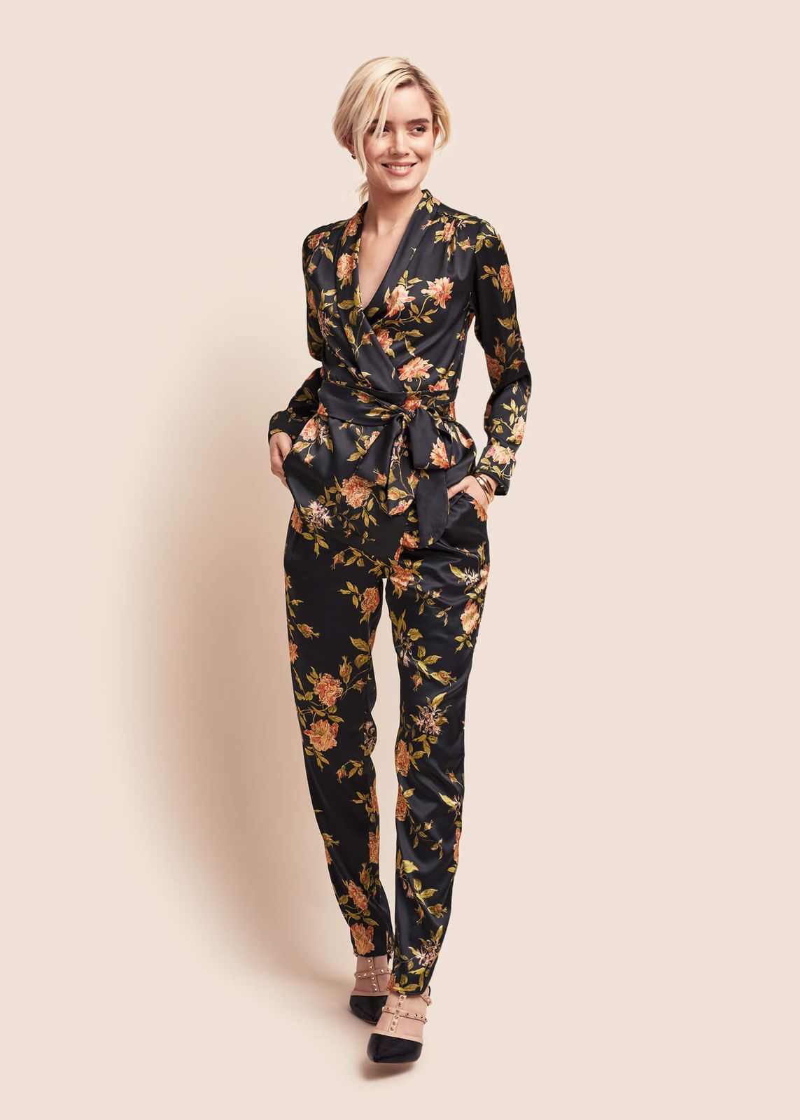 Roxy Estella Flora Silk Suit