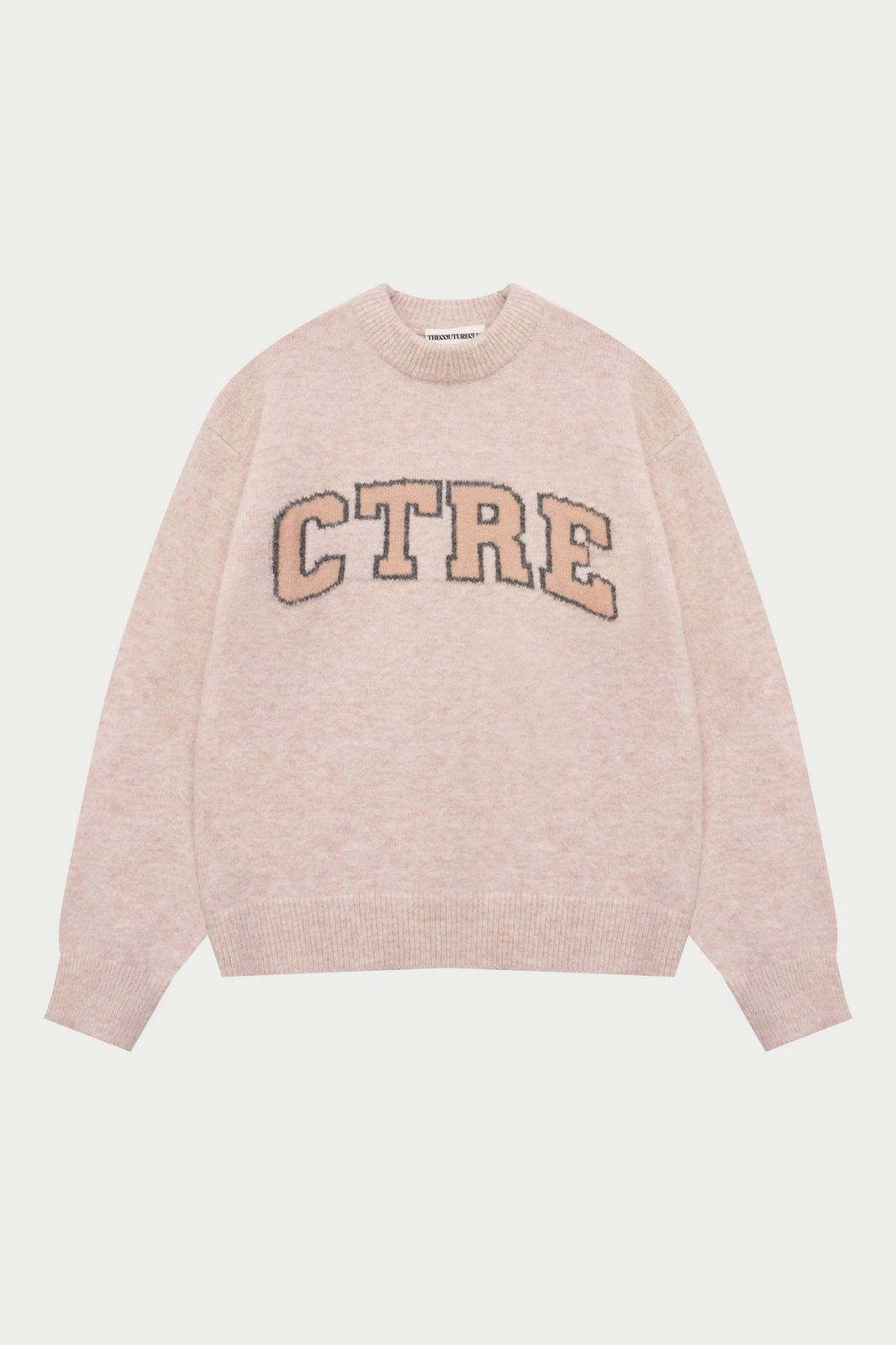 CTRE KNITTED SWEATSHIRT - PINK