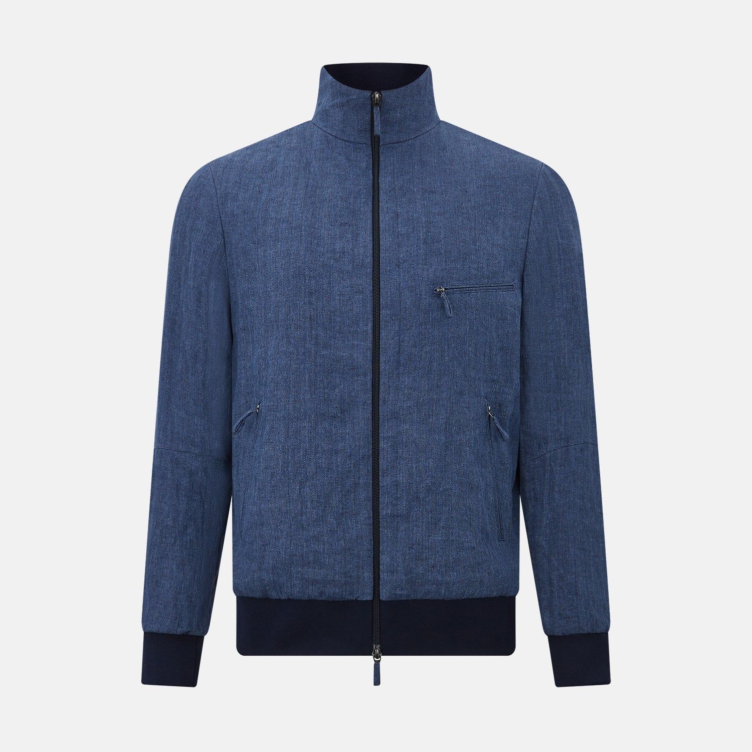 Fairway Denim Golf Jacket in Linen