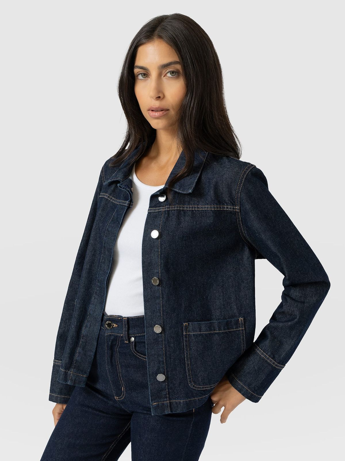 Arnette Denim Shacket - Indigo