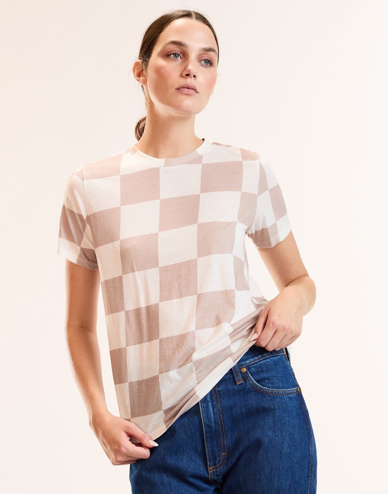 Relaxed Checker Tee