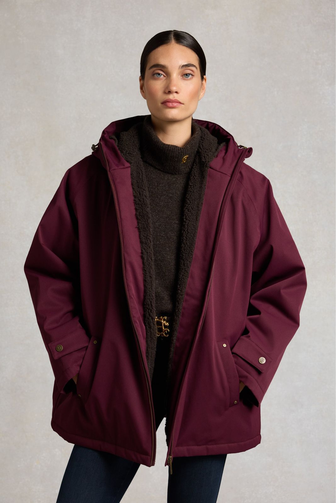 One-Size Waterproof Jacket (Mulberry)