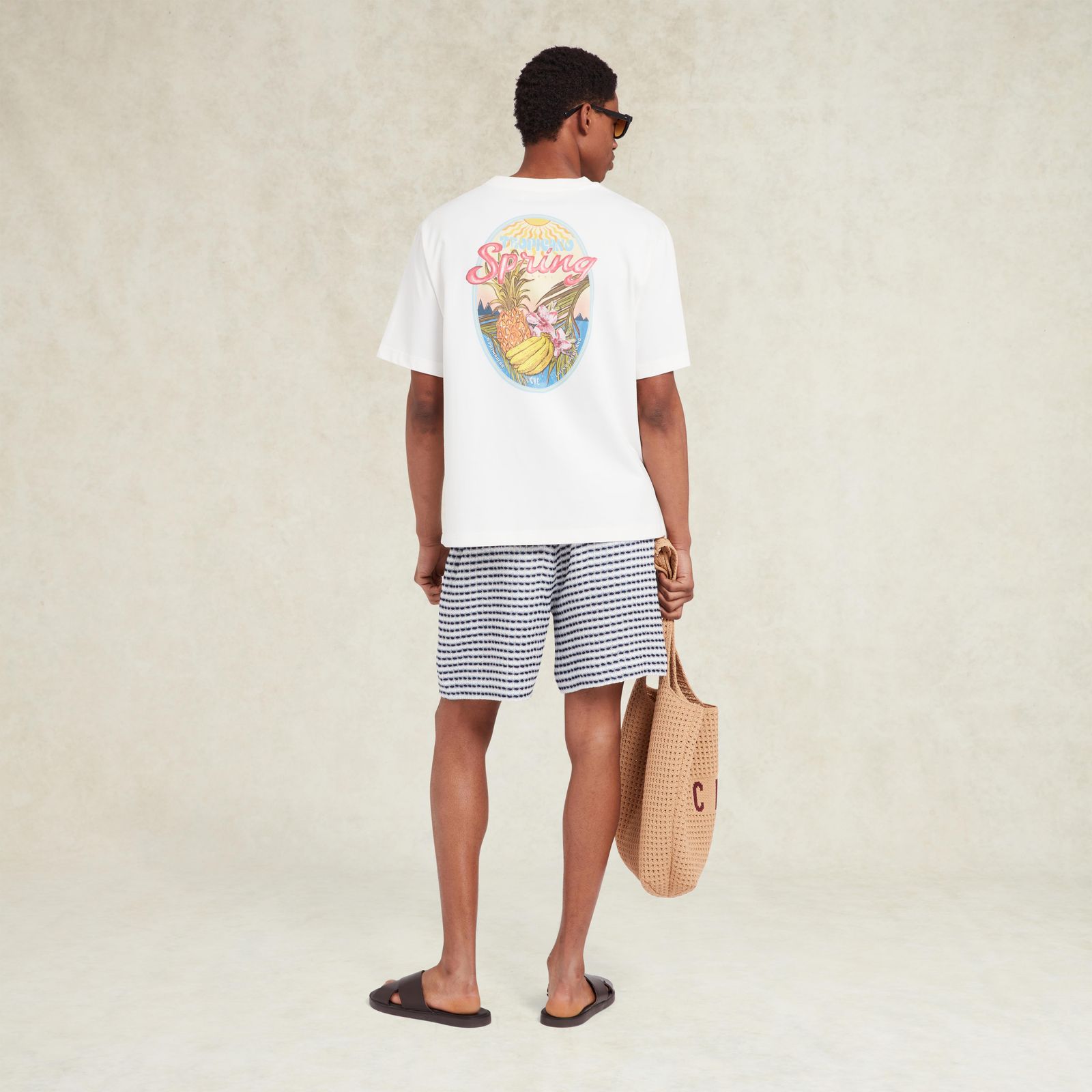 Tropicano Print T-Shirt - White