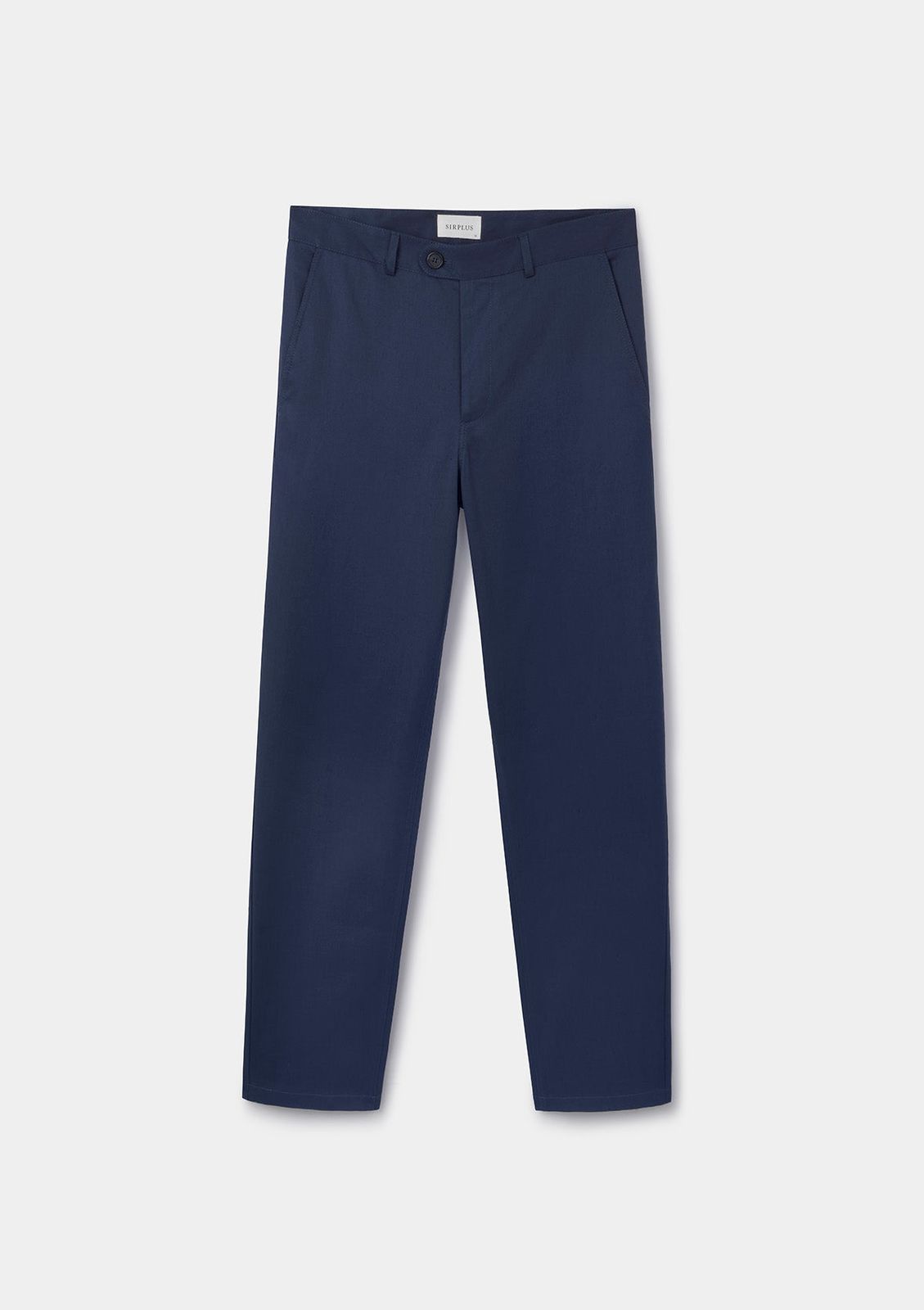 Blueberry Cotton Linen Casual Trousers