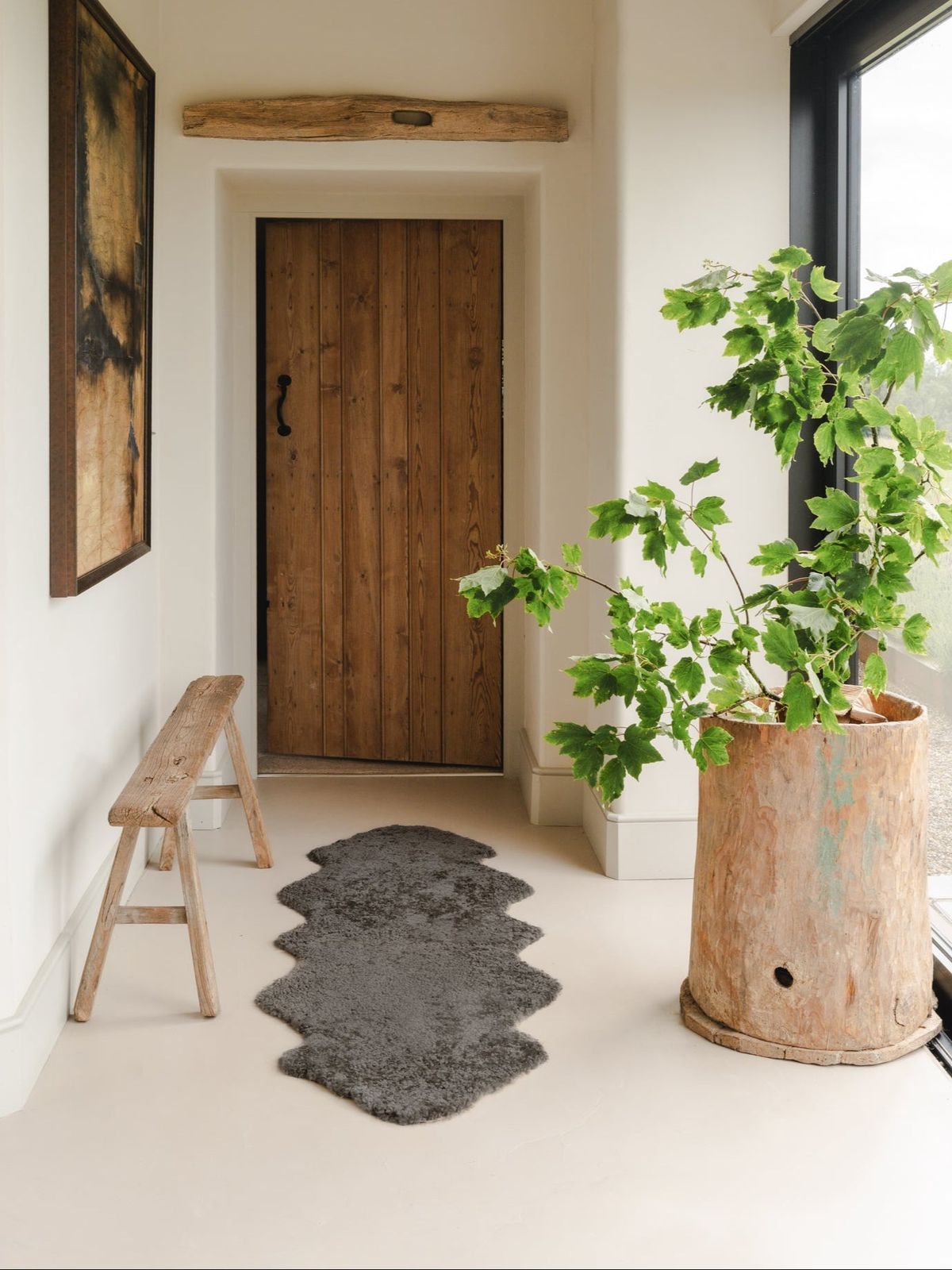 Double Shearling Rug - Mist