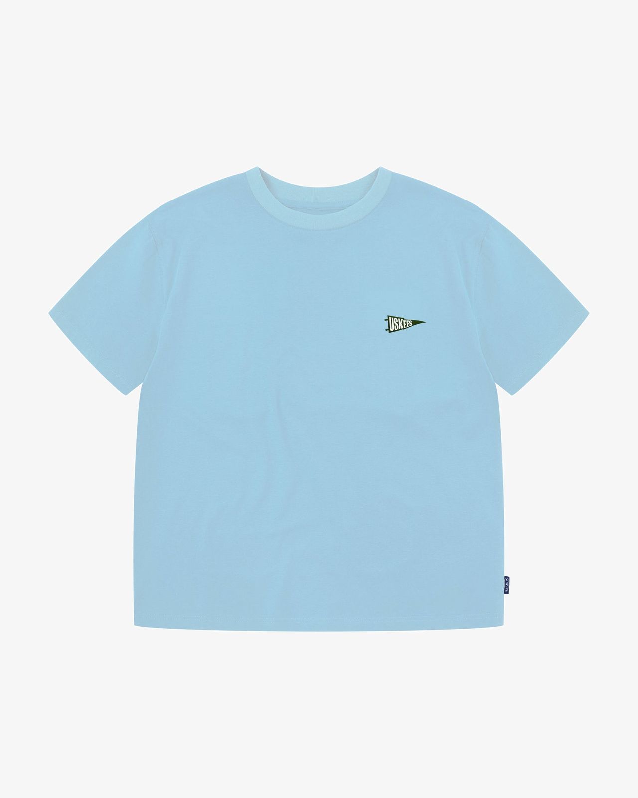 7023 Pennant t-shirt - cyan