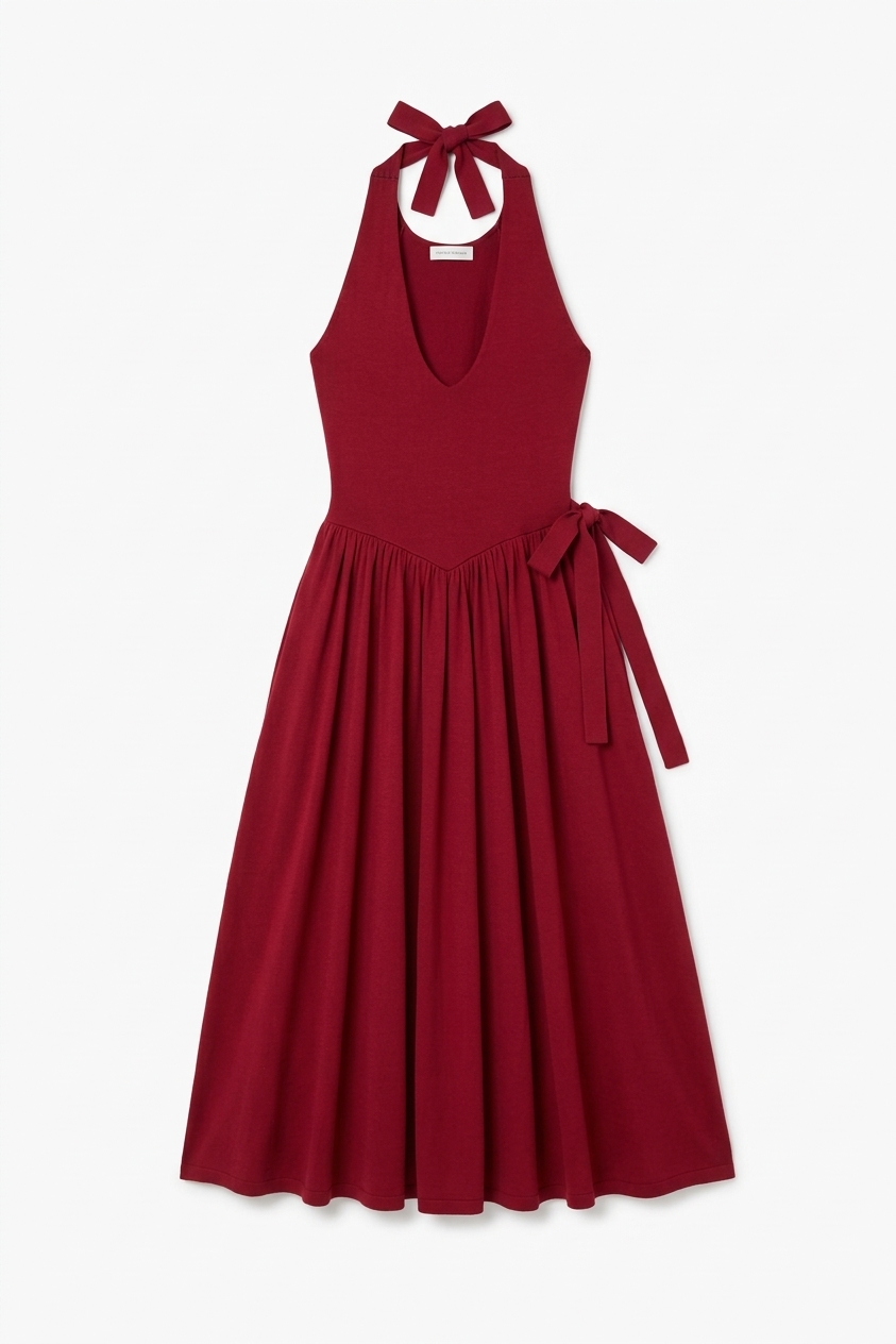 Cleo Halterneck Midaxi Dress