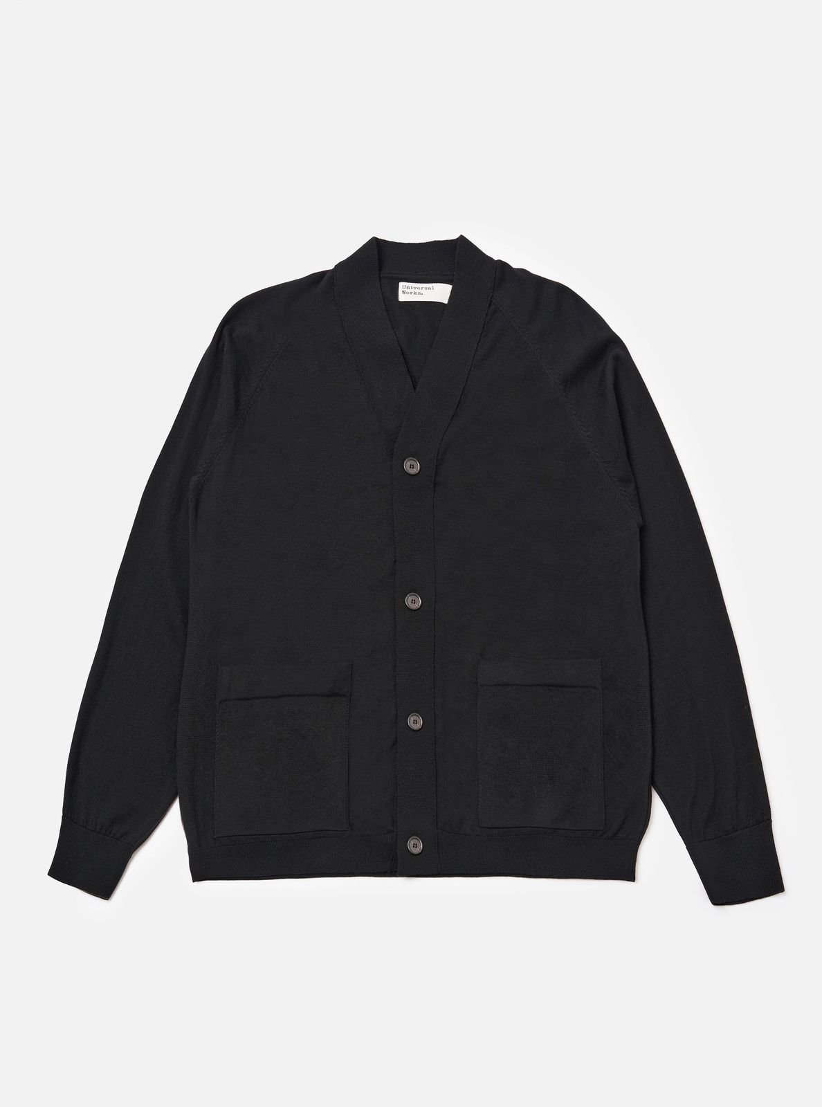 Black Woolcot Bio Loose Cardigan II