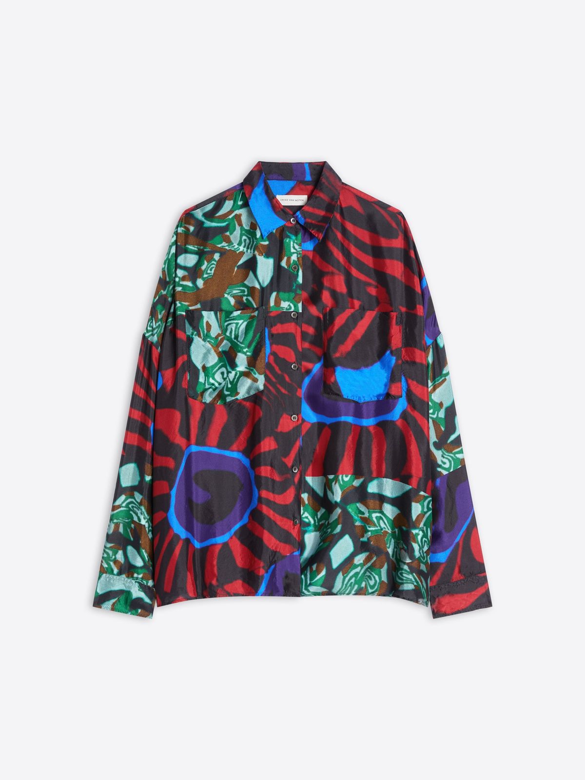 Viscose cocoon shirt