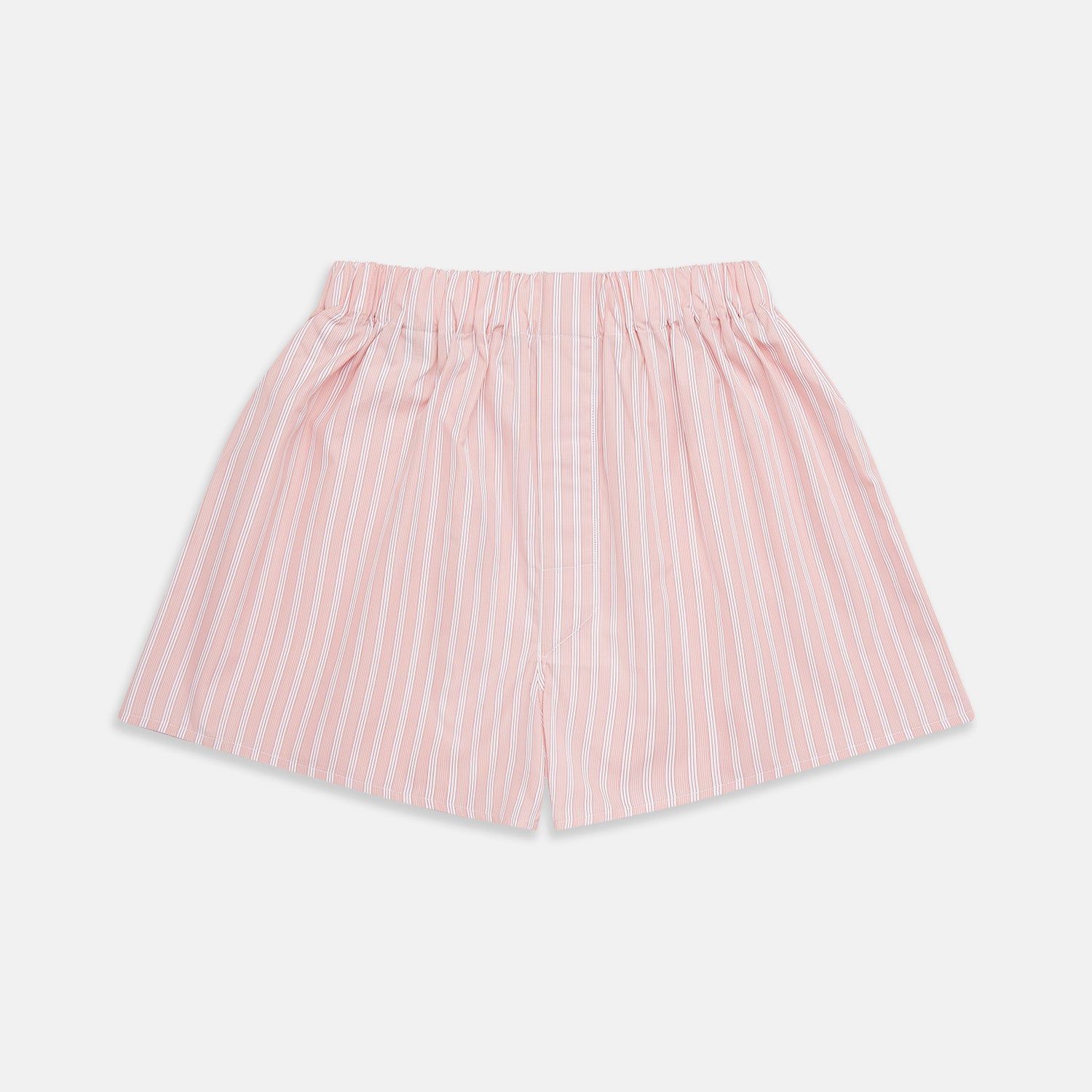 Red and White Stripe Cotton RE-PURPOSE Godfrey Boxers