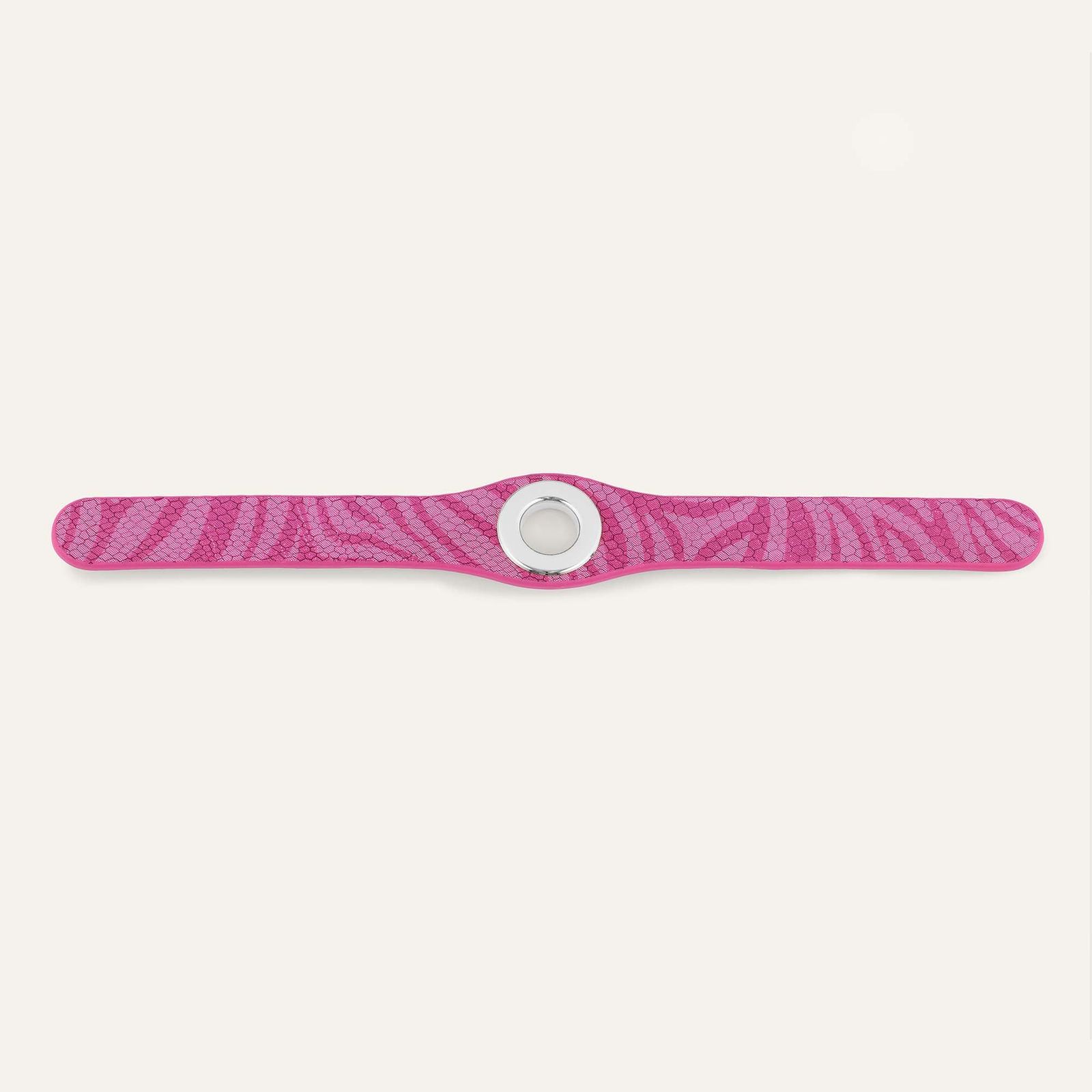 Deco Classic | Magenta Wave with Silver hardware