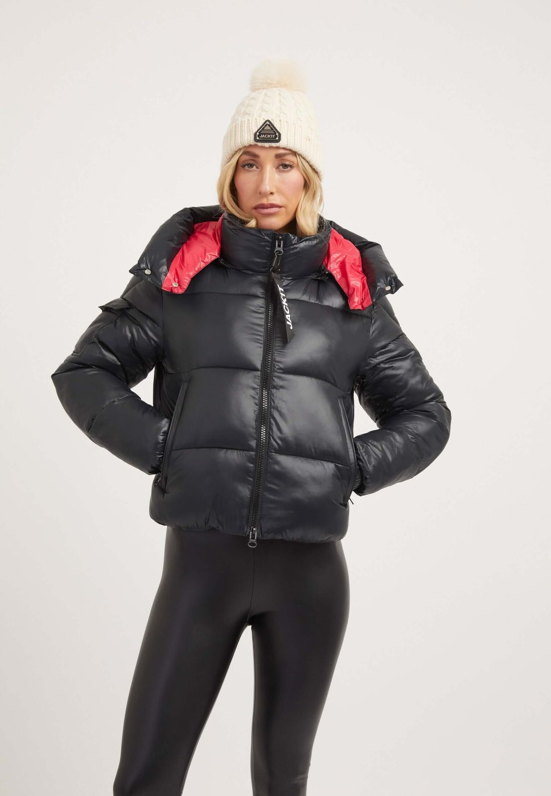 EZ Racer Slick Hood Jacket Black Stone