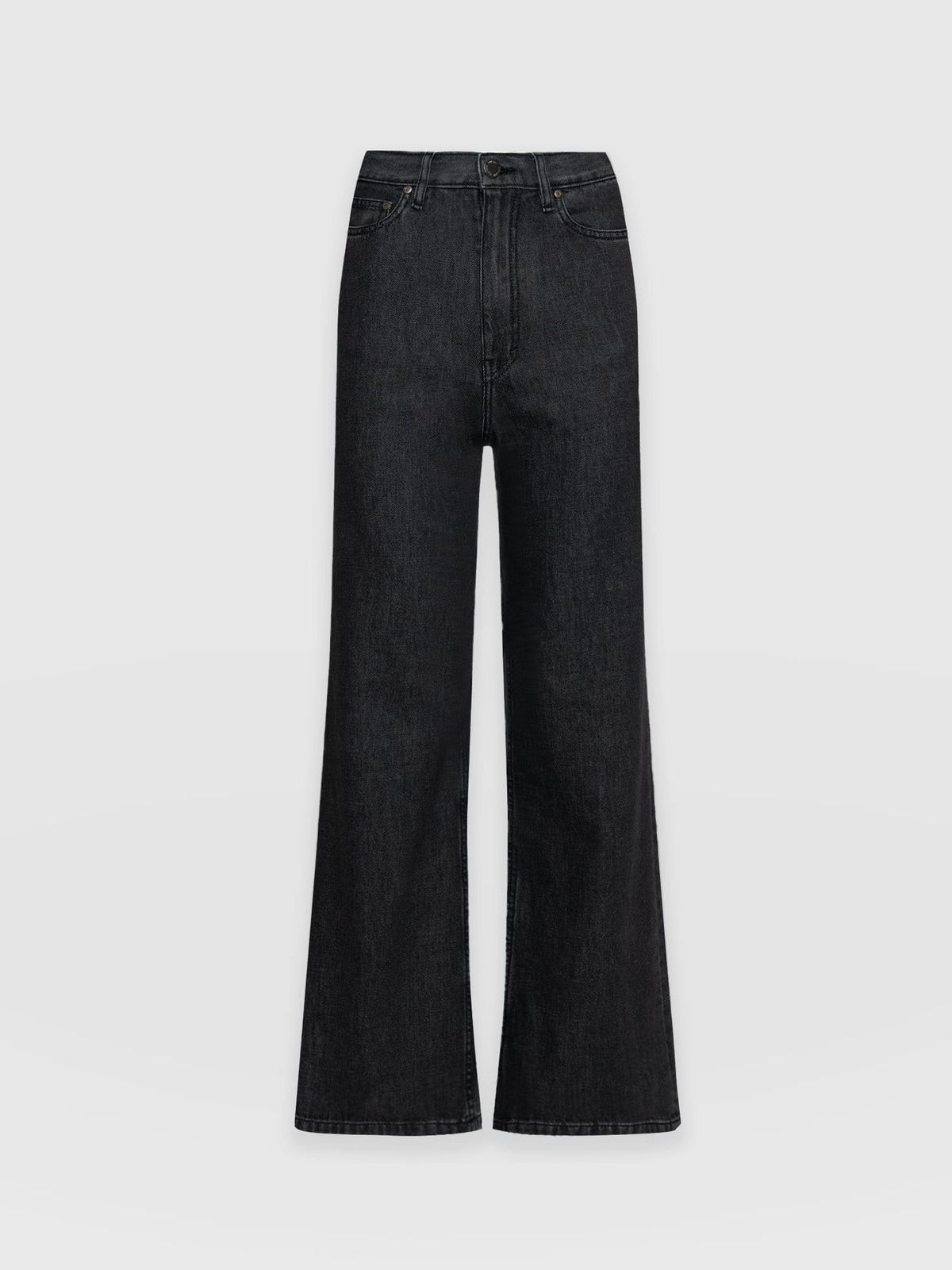 Wide Leg Jean - Black Wash