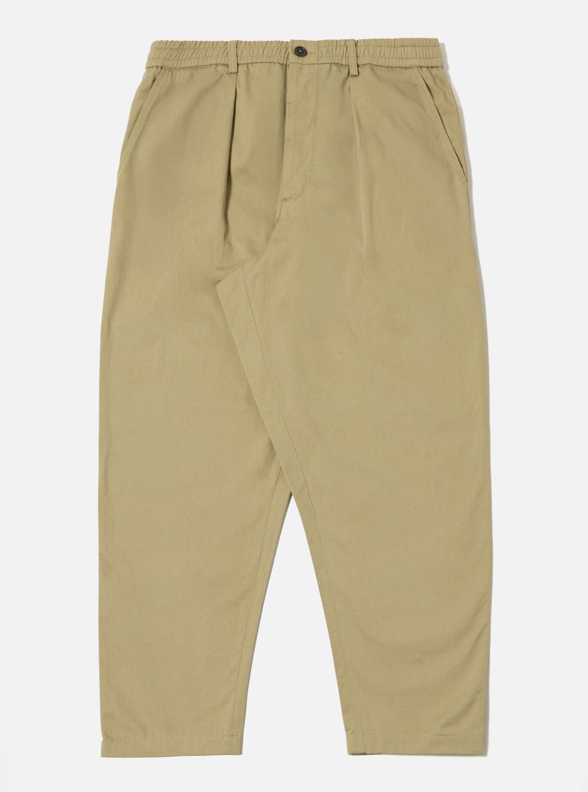 Sand Twill Pleated Track Pant