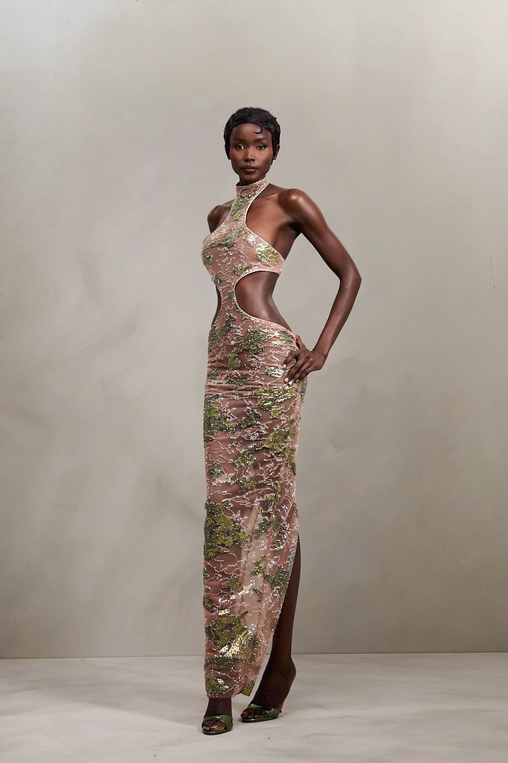 Seraphina Dress in Verdi Ready To Ship