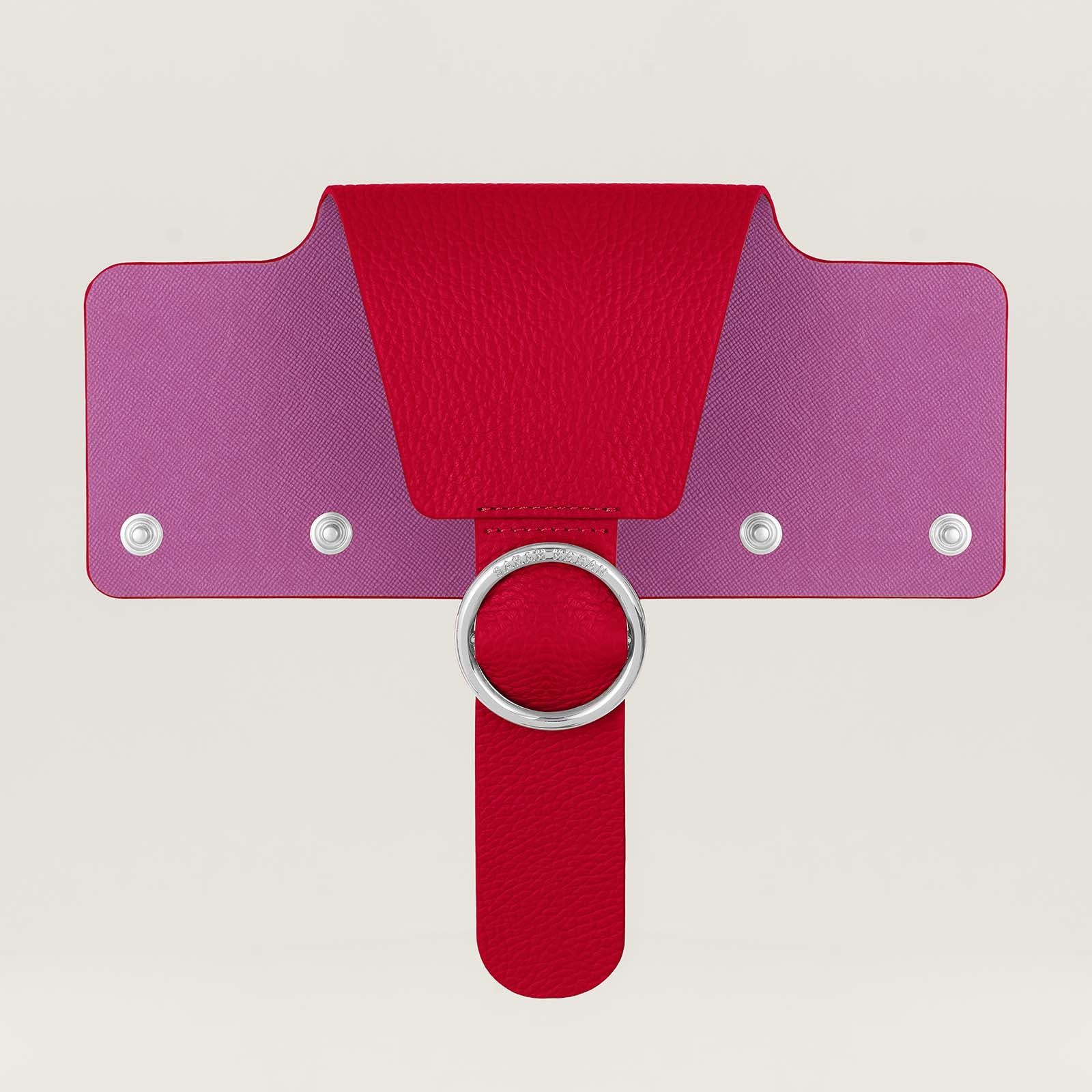Ring Flap Classic | Pillarbox Red with Silver hardware