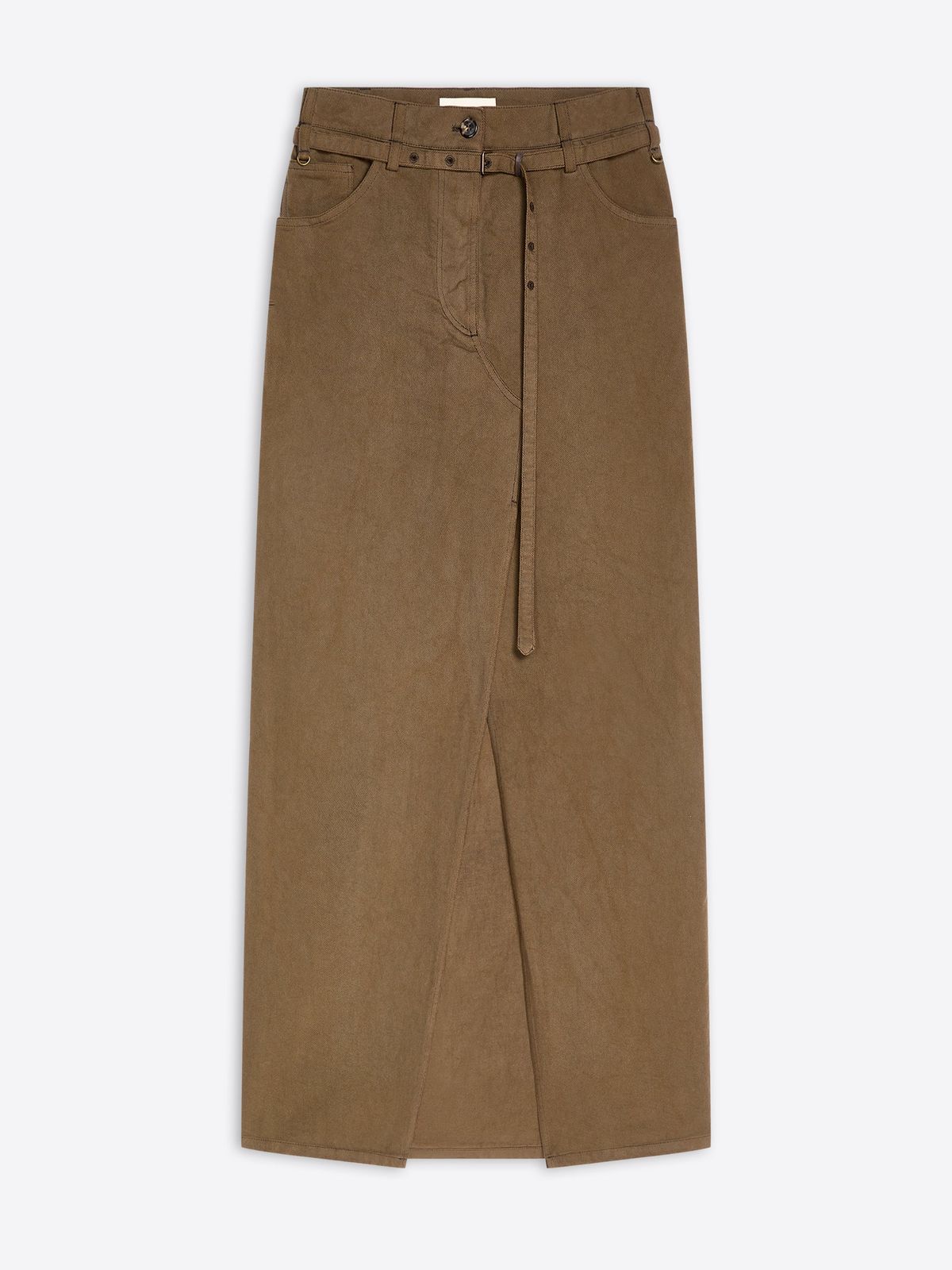Long overdyed skirt