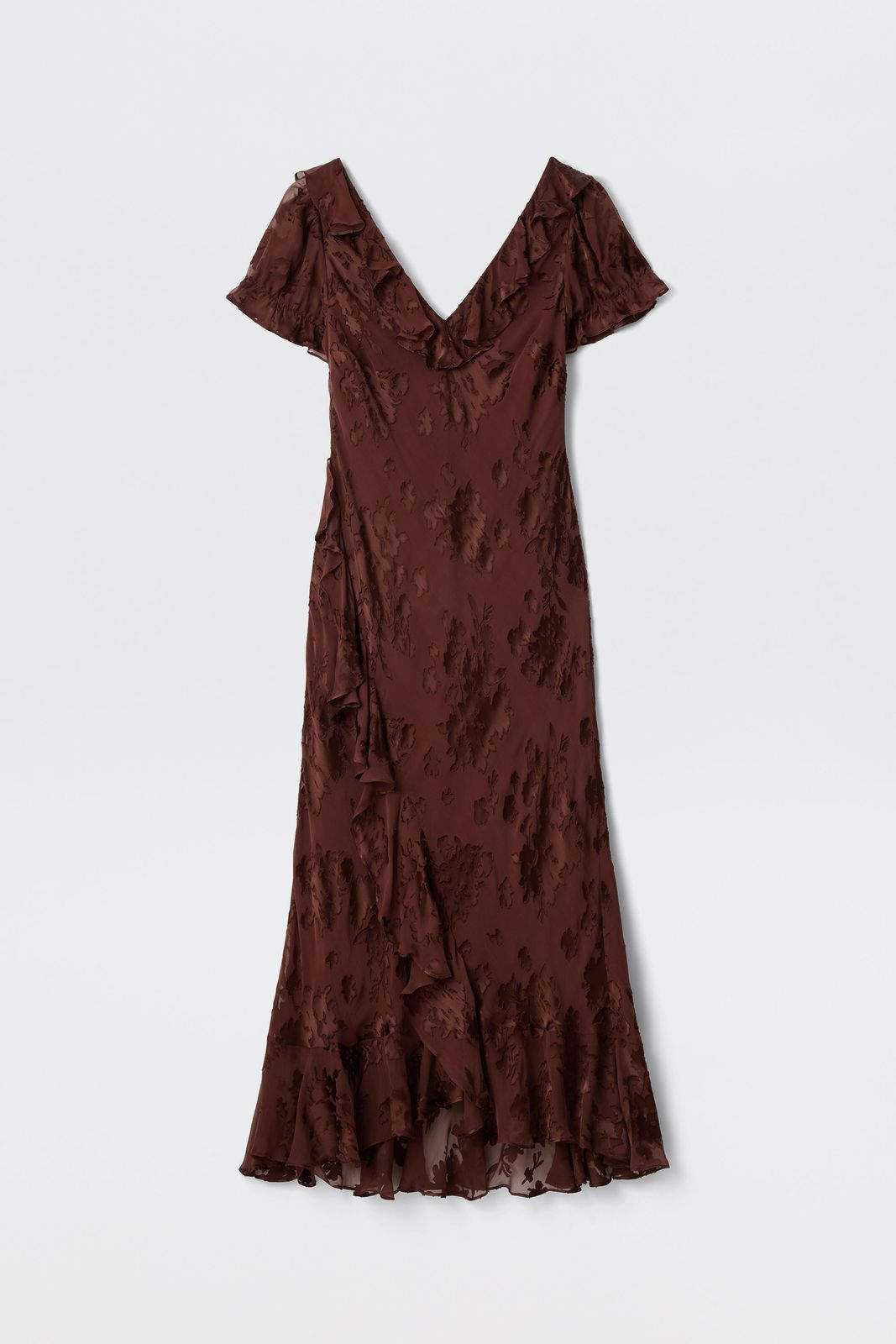 Clementina - Bouquet Devoré Brown