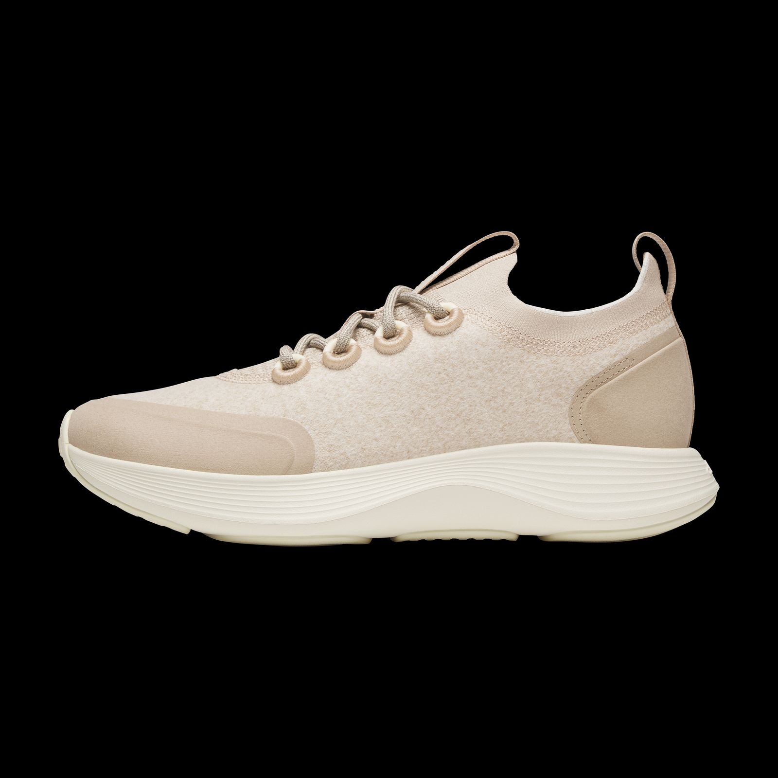 Men's Wool Strider - Rugged Beige (Natural White Sole)