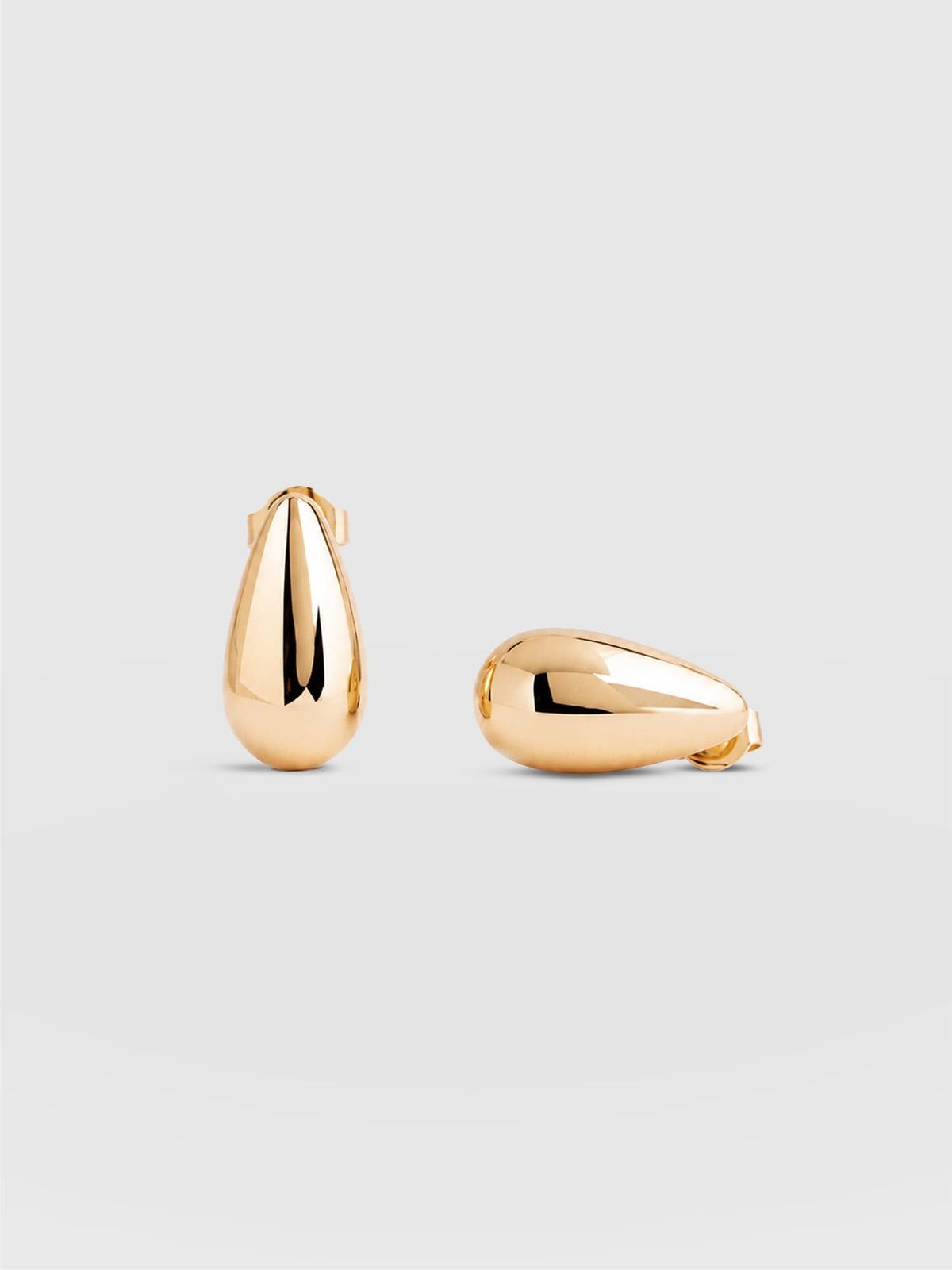 Teardrop Small Earrings - Gold