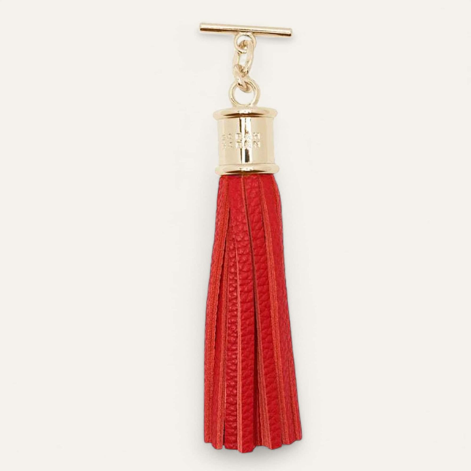 Capsule Tassel Classic | Pillarbox Red with Gold hardware