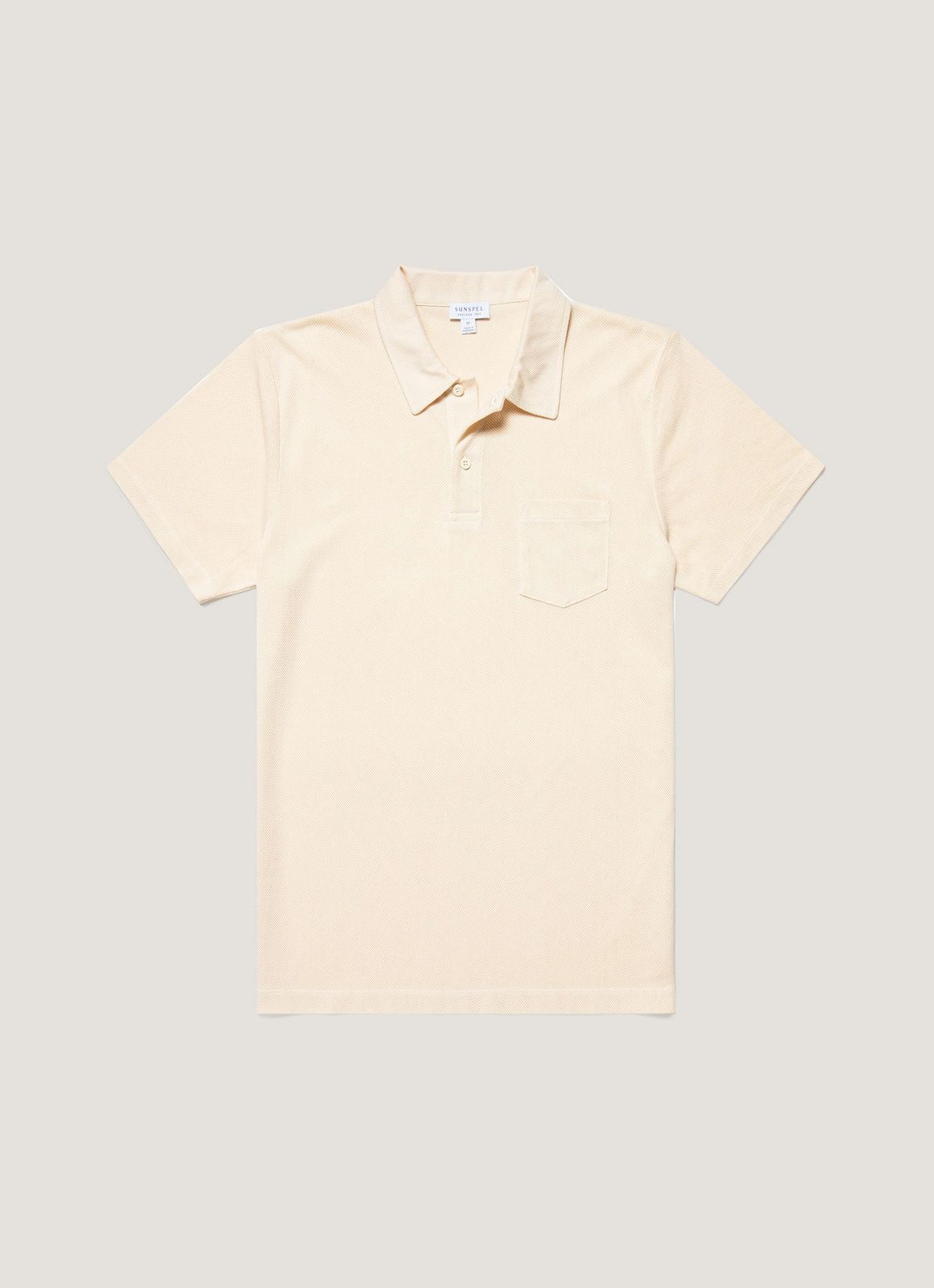 Men's Undyed Riviera Polo Shirt in Undyed