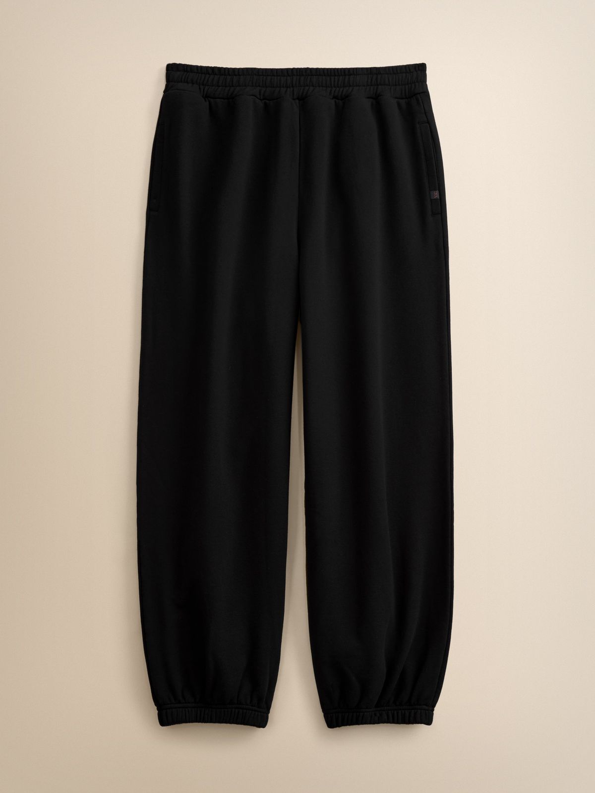 Harley Cotton Modal Oversized Sweatpants Black
