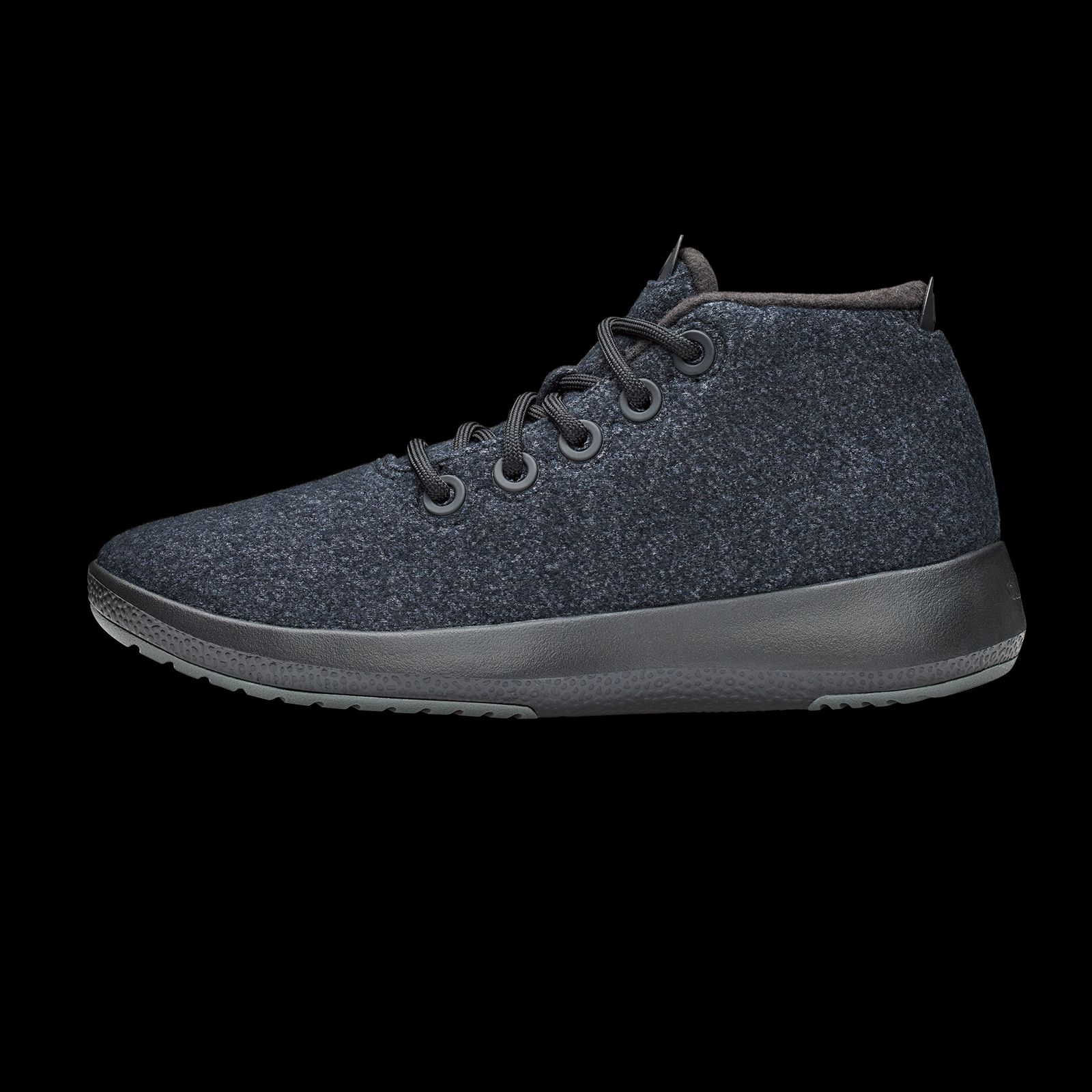 Men's Wool Runner-up Mizzles - Natural Black (Natural Black Sole)