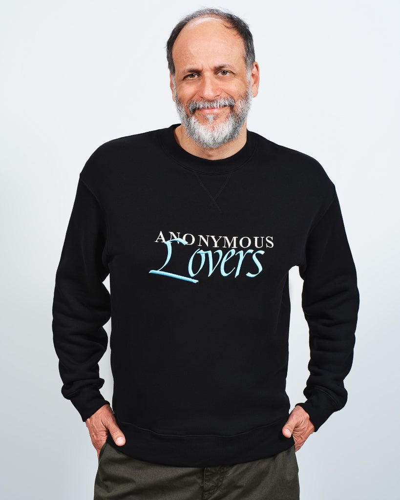 MENS 'ANONYMOUS LOVERS' SWEATSHIRT IN WASHED BLACK