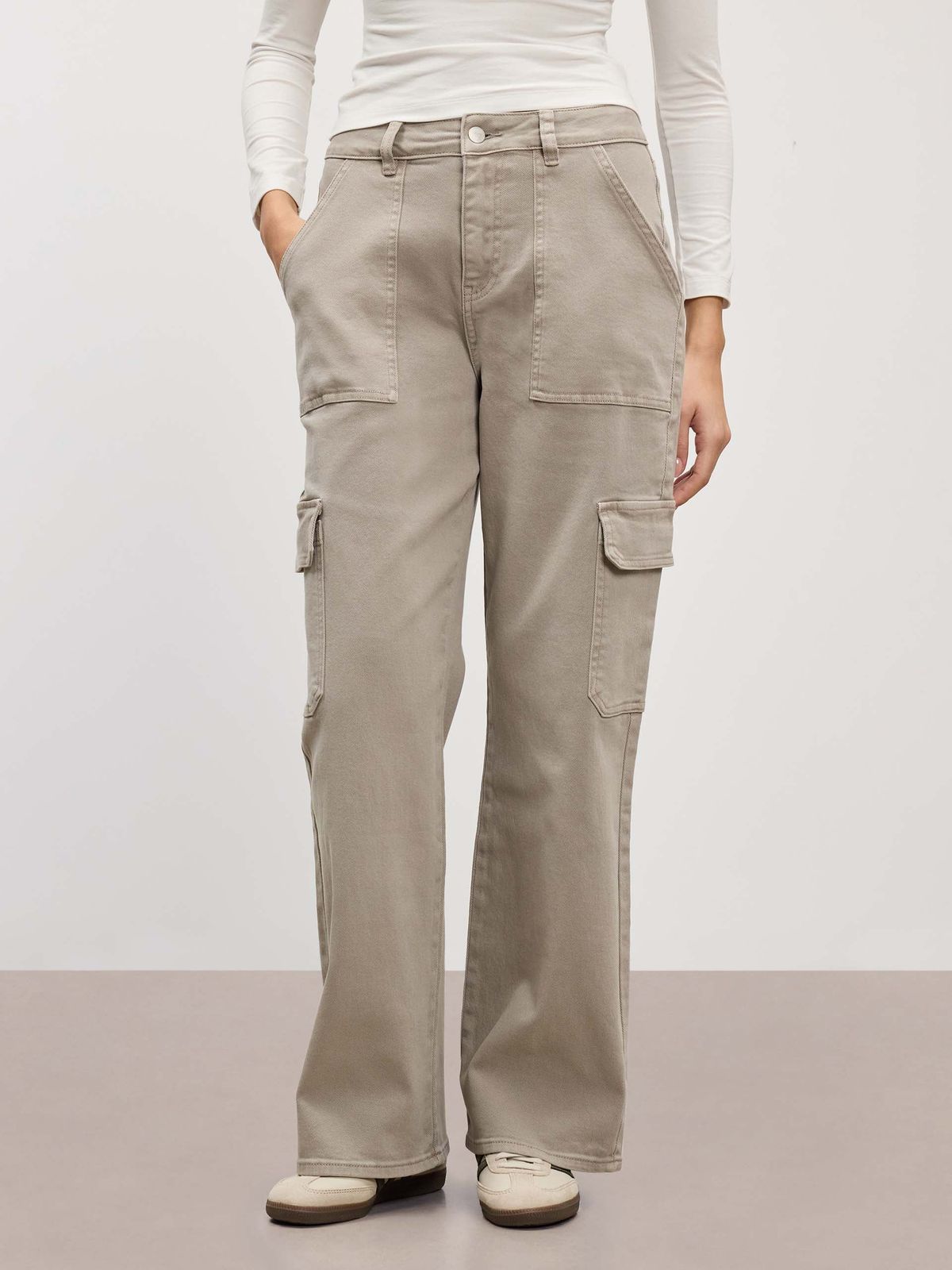 Womens Carpenter Pant in Stone