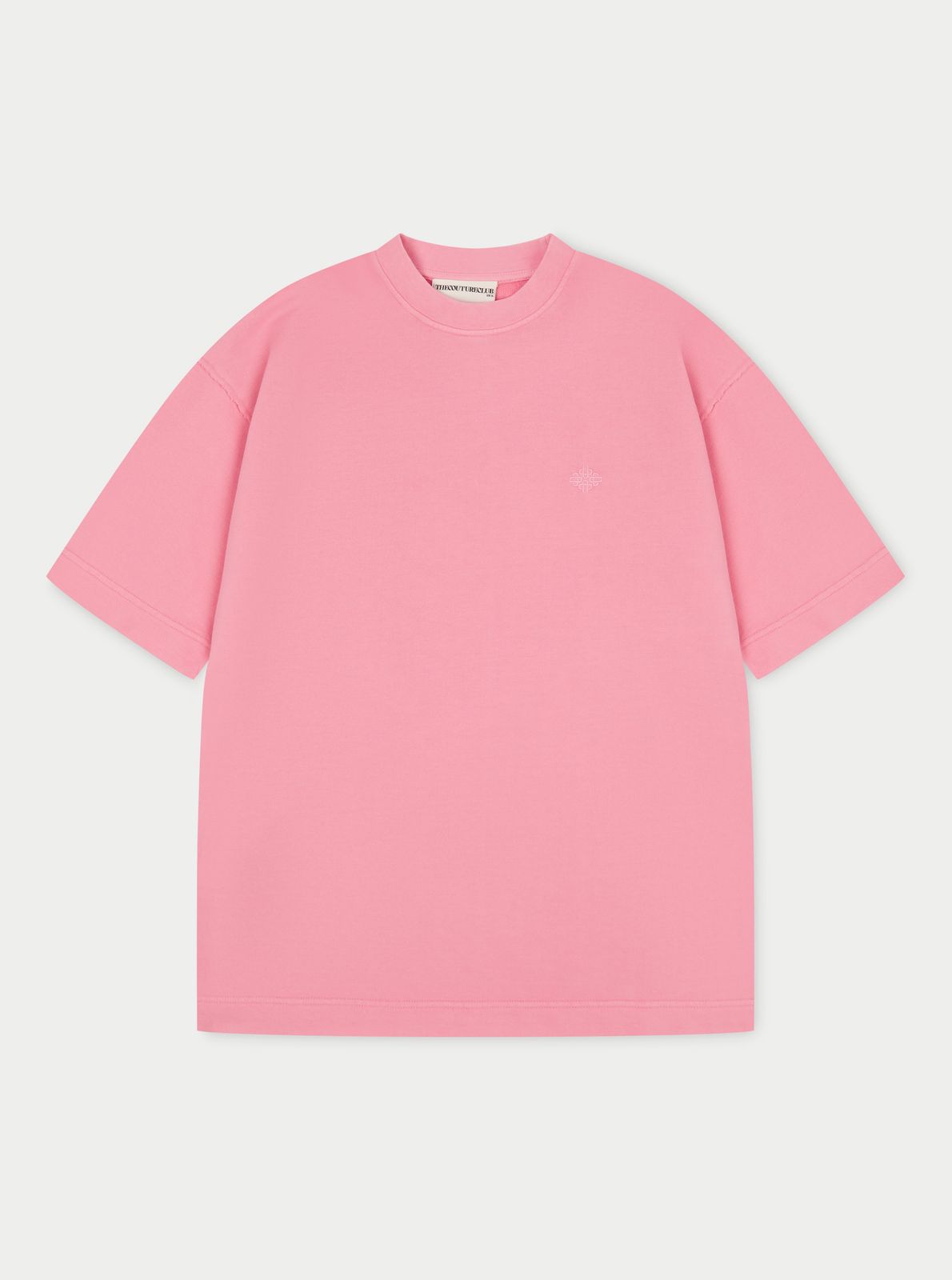 EMBLEM OVERSIZED T-SHIRT - PINK