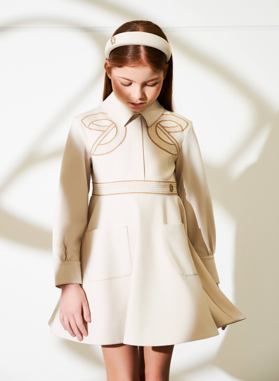 Knit Embroidered Dress