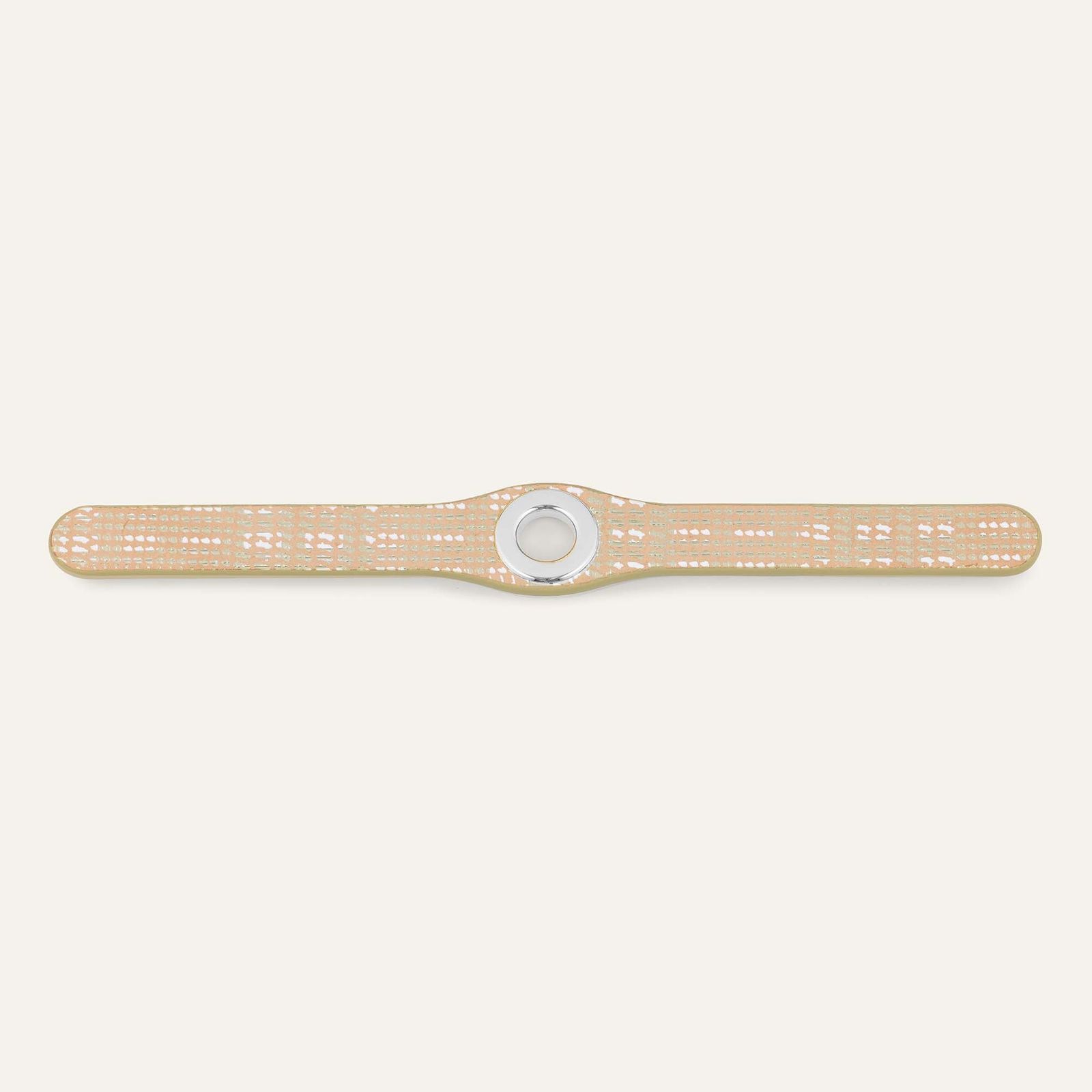 Deco Classic | Plaid Gold with Silver hardware