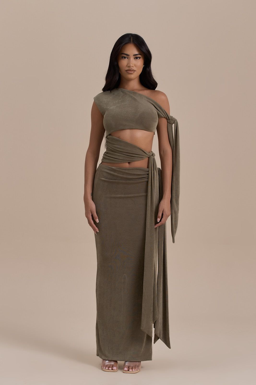 NOA MAXI SKIRT | KHAKI