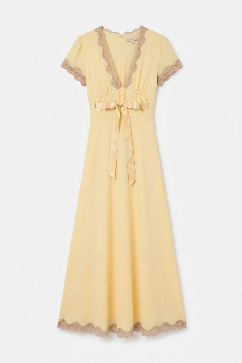 Marlice Dress Butter Yellow