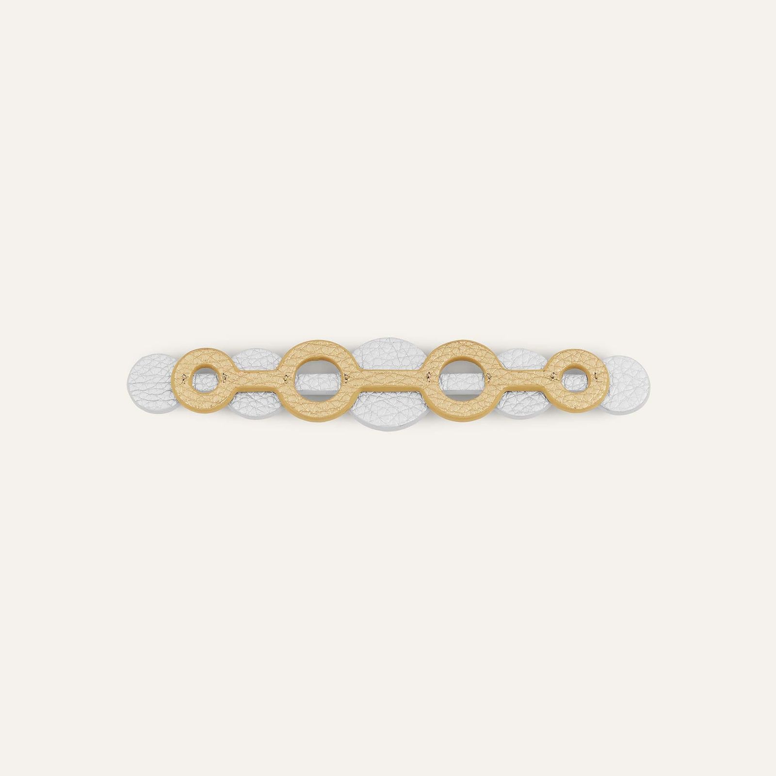 Deco Duo Mini | Shimmer Metallic Gold Soft Metallic Silver with Gold hardware