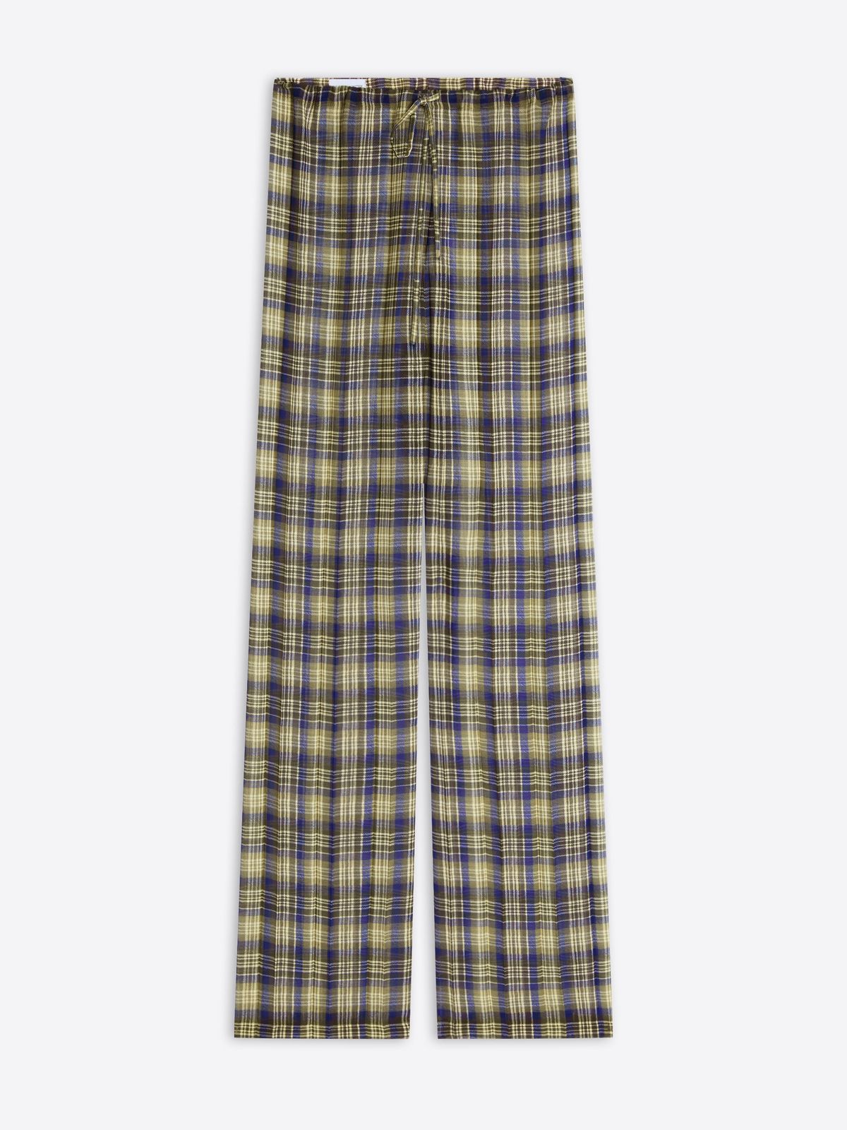 Elasticated pleated pants
