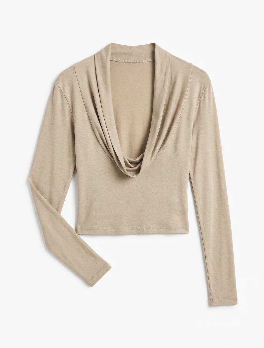 Anjea Reversible Top In Taupe